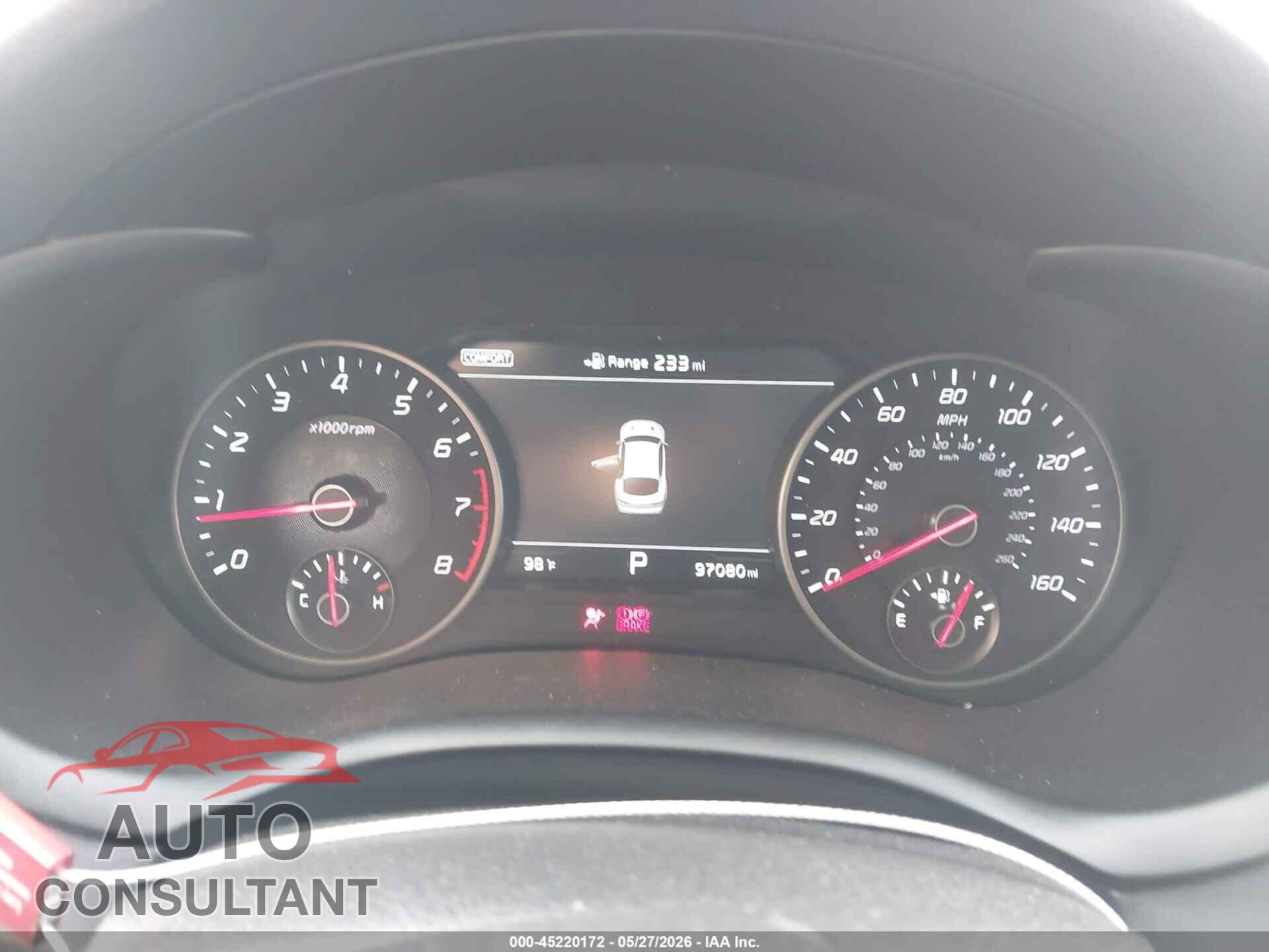 KIA STINGER 2019 - KNAE25LA6K6047645