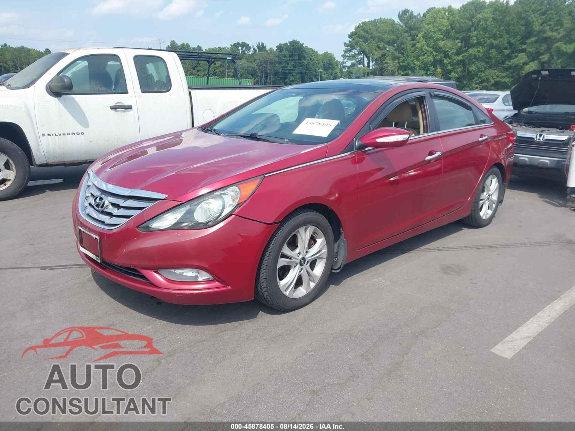 HYUNDAI SONATA 2012 - 5NPEC4AC8CH389684