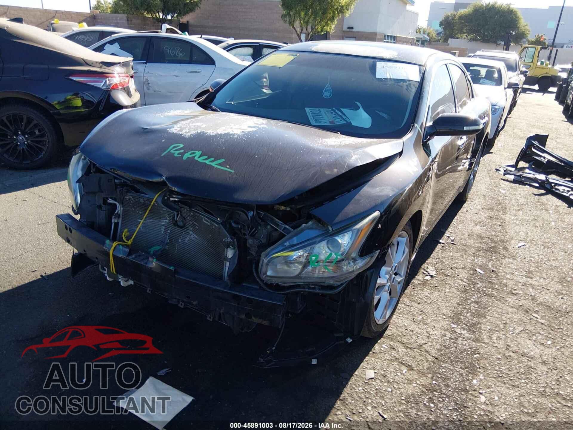 NISSAN MAXIMA 2013 - 1N4AA5AP5DC846614