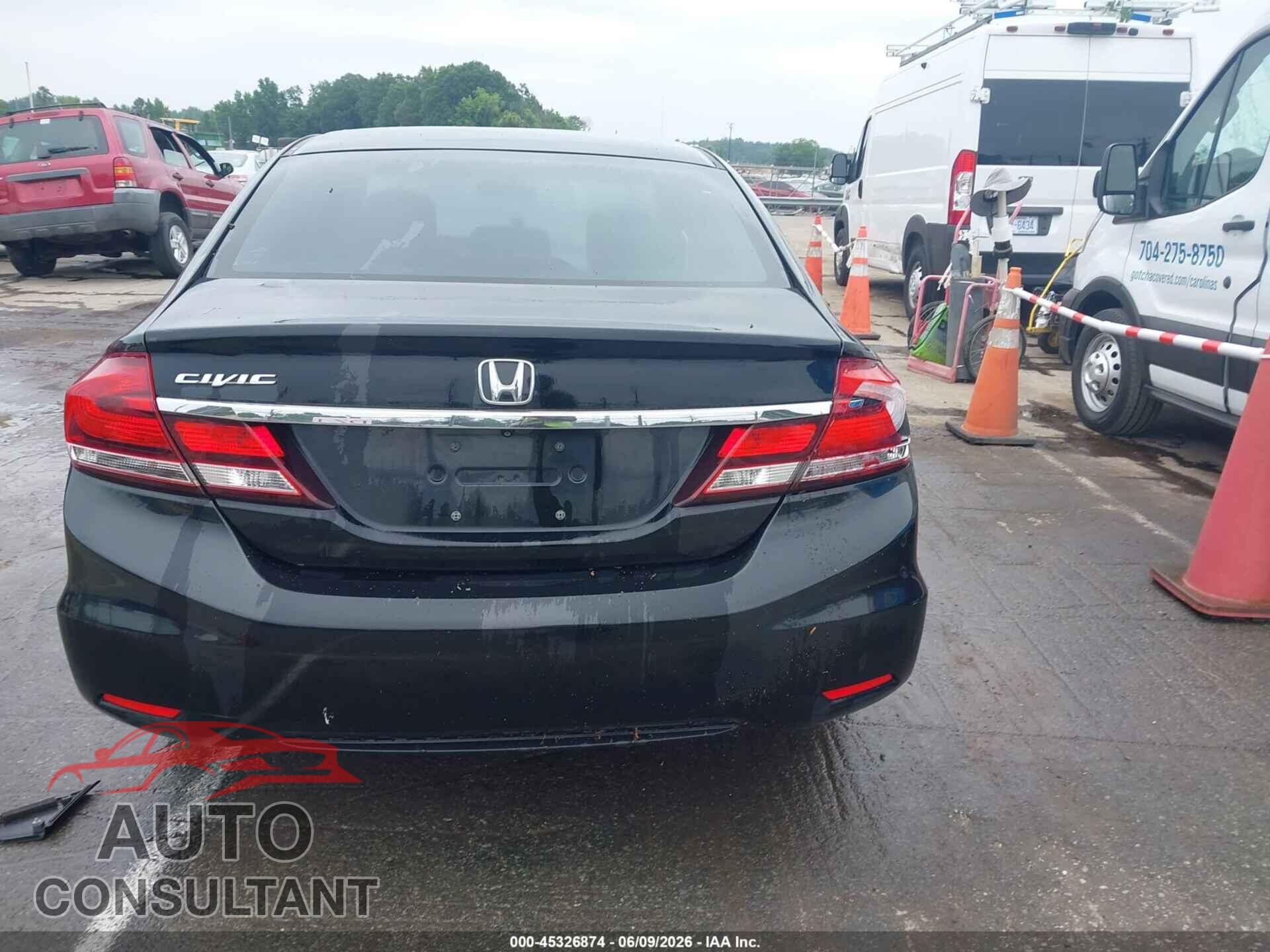 HONDA CIVIC 2013 - 2HGFB2F83DH550129