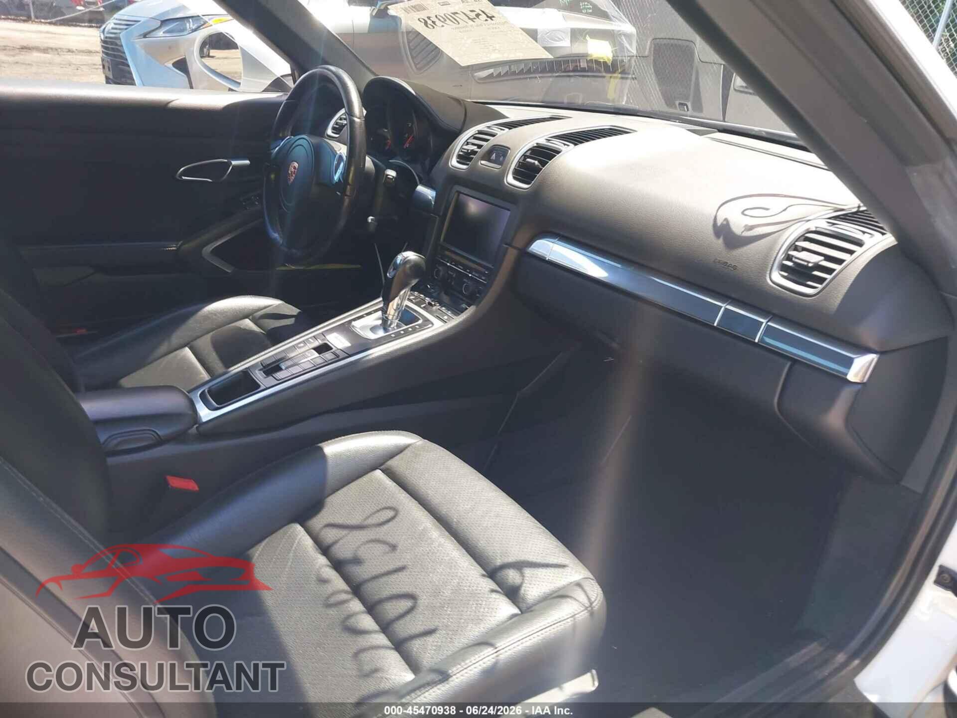 PORSCHE BOXSTER 2015 - WP0CA2A83FS121063