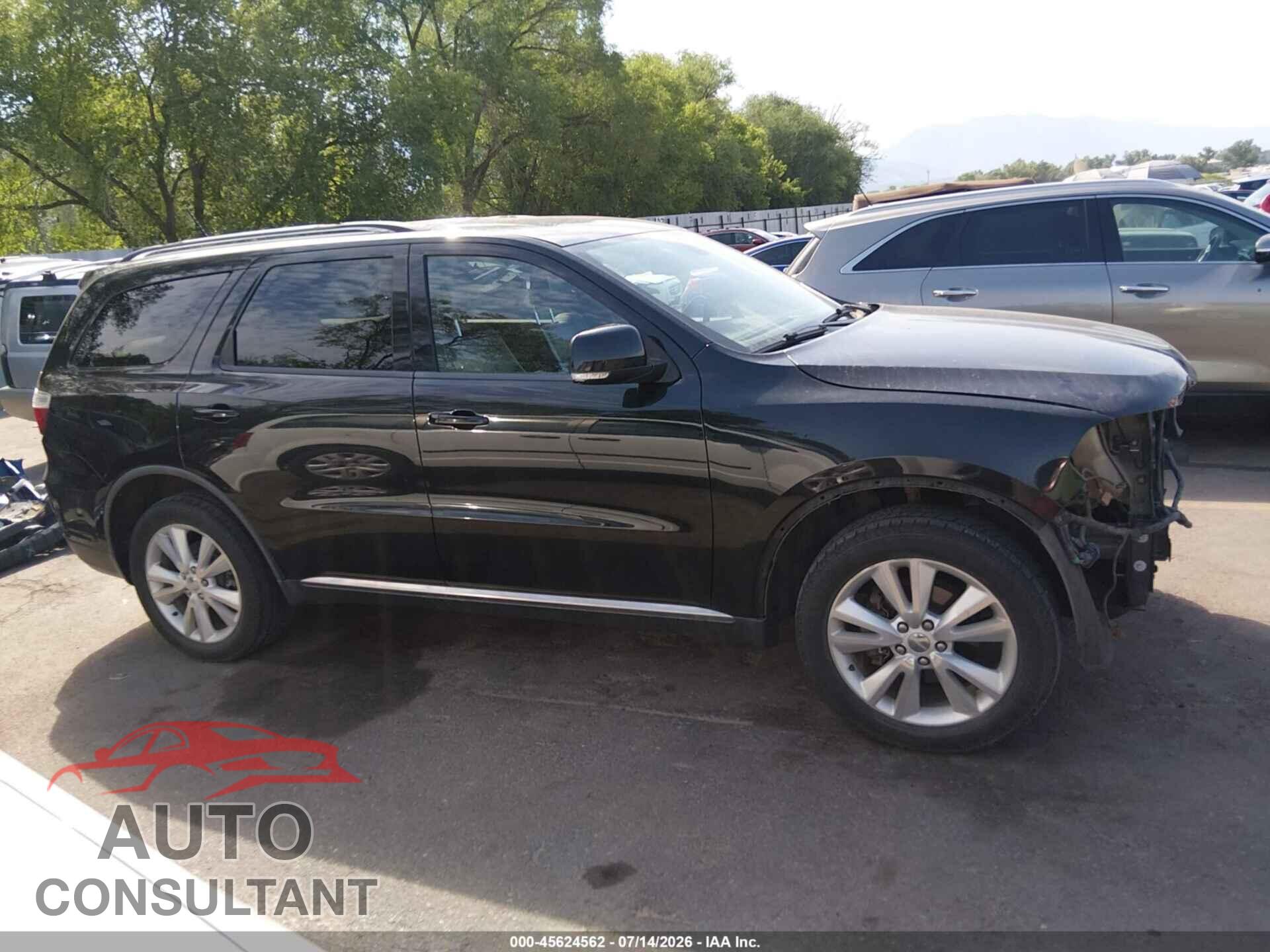 DODGE DURANGO 2012 - 1C4RDJDG6CC169127