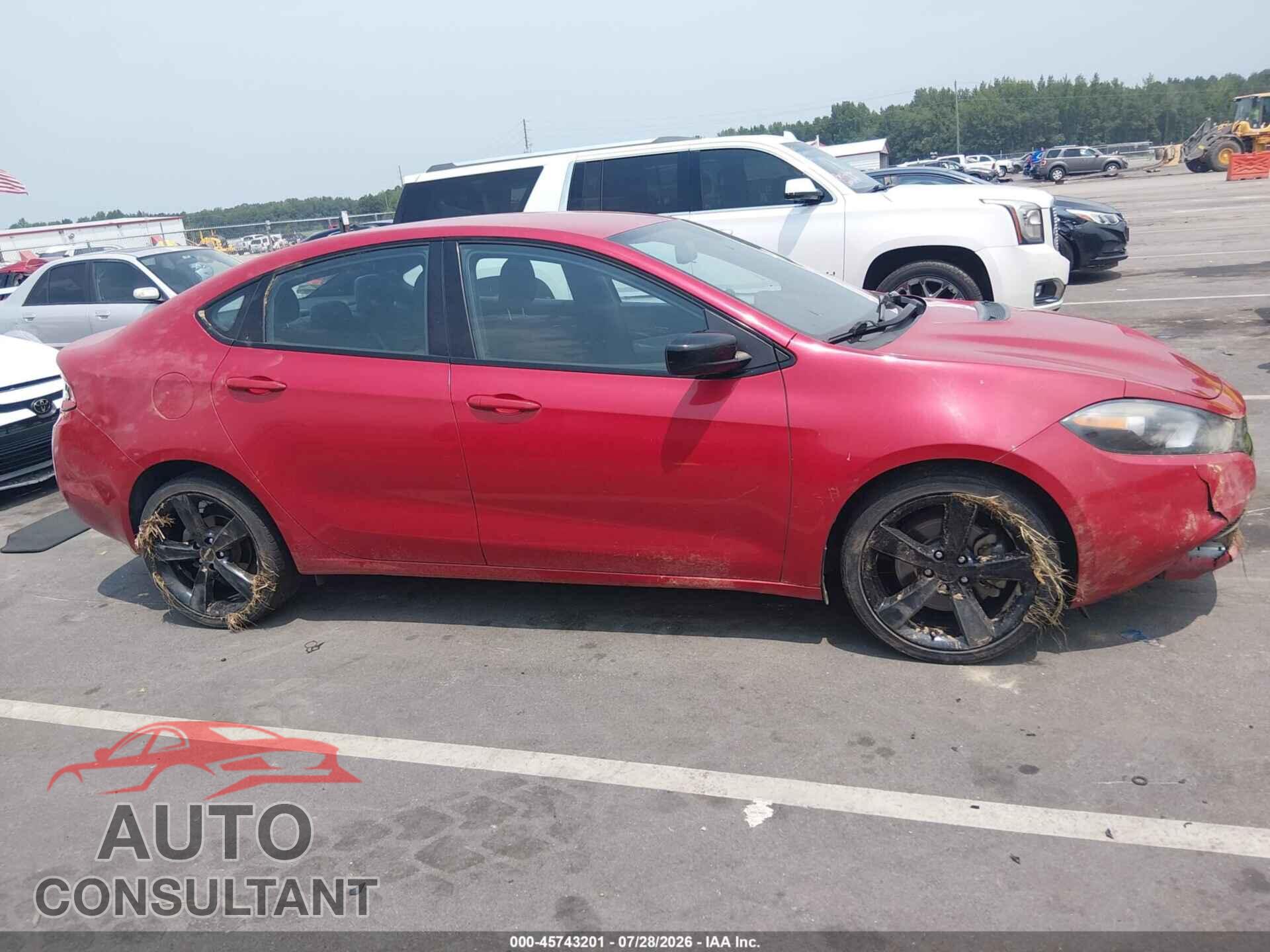 DODGE DART 2016 - 1C3CDFBB2GD644450