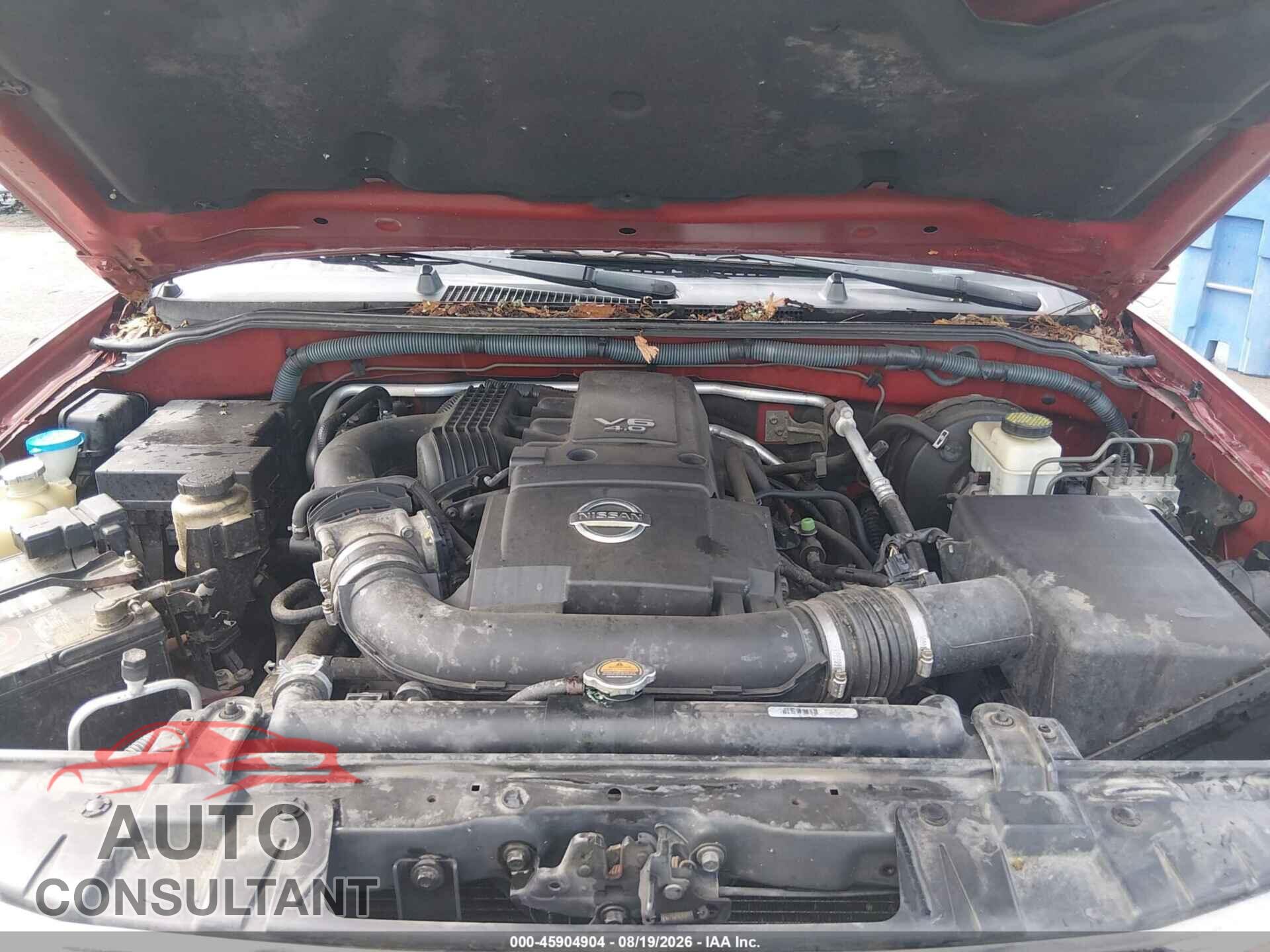 NISSAN FRONTIER 2012 - 1N6AD0EV3CC409123