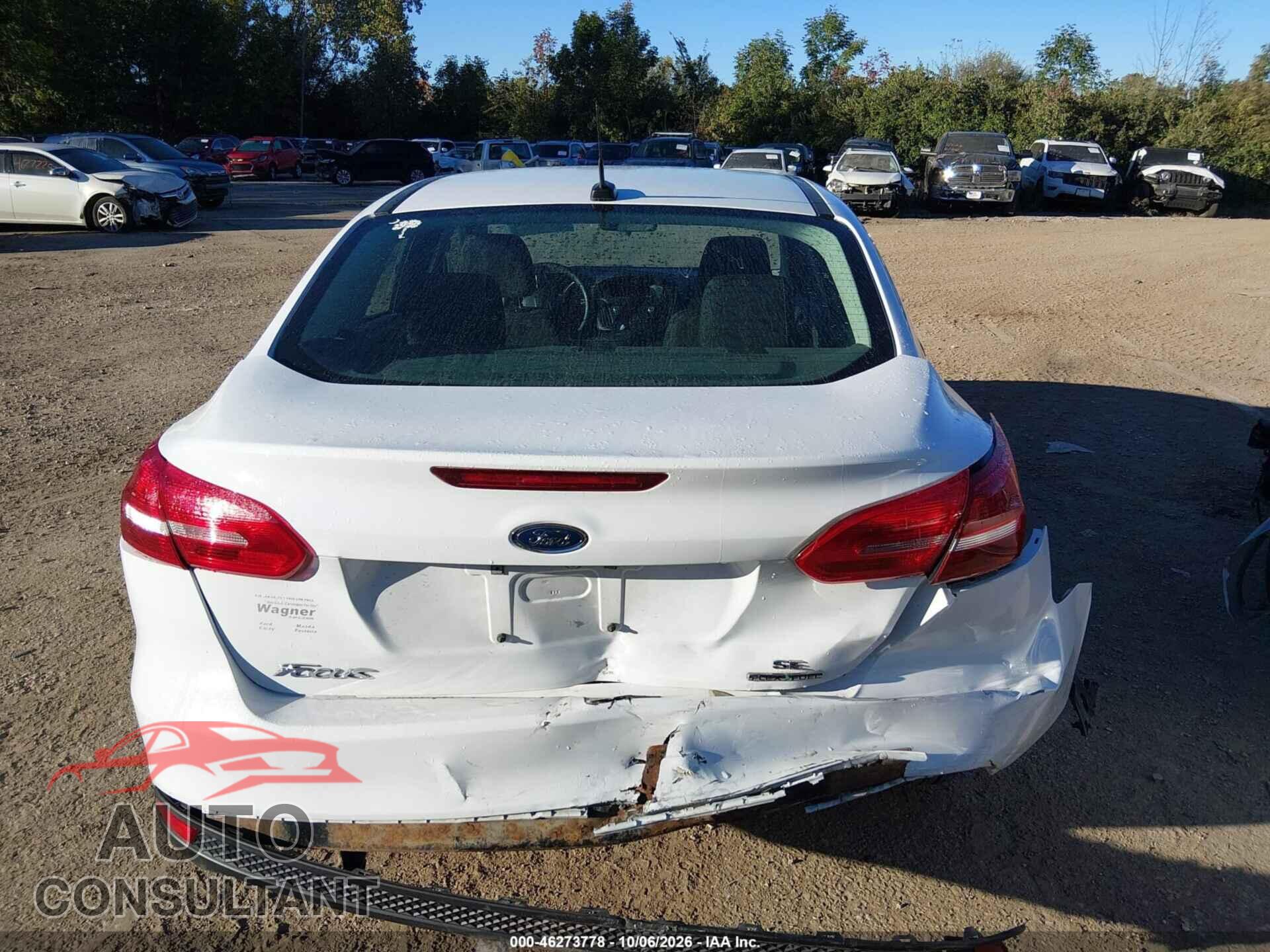 FORD FOCUS 2015 - 1FADP3F2XFL363376