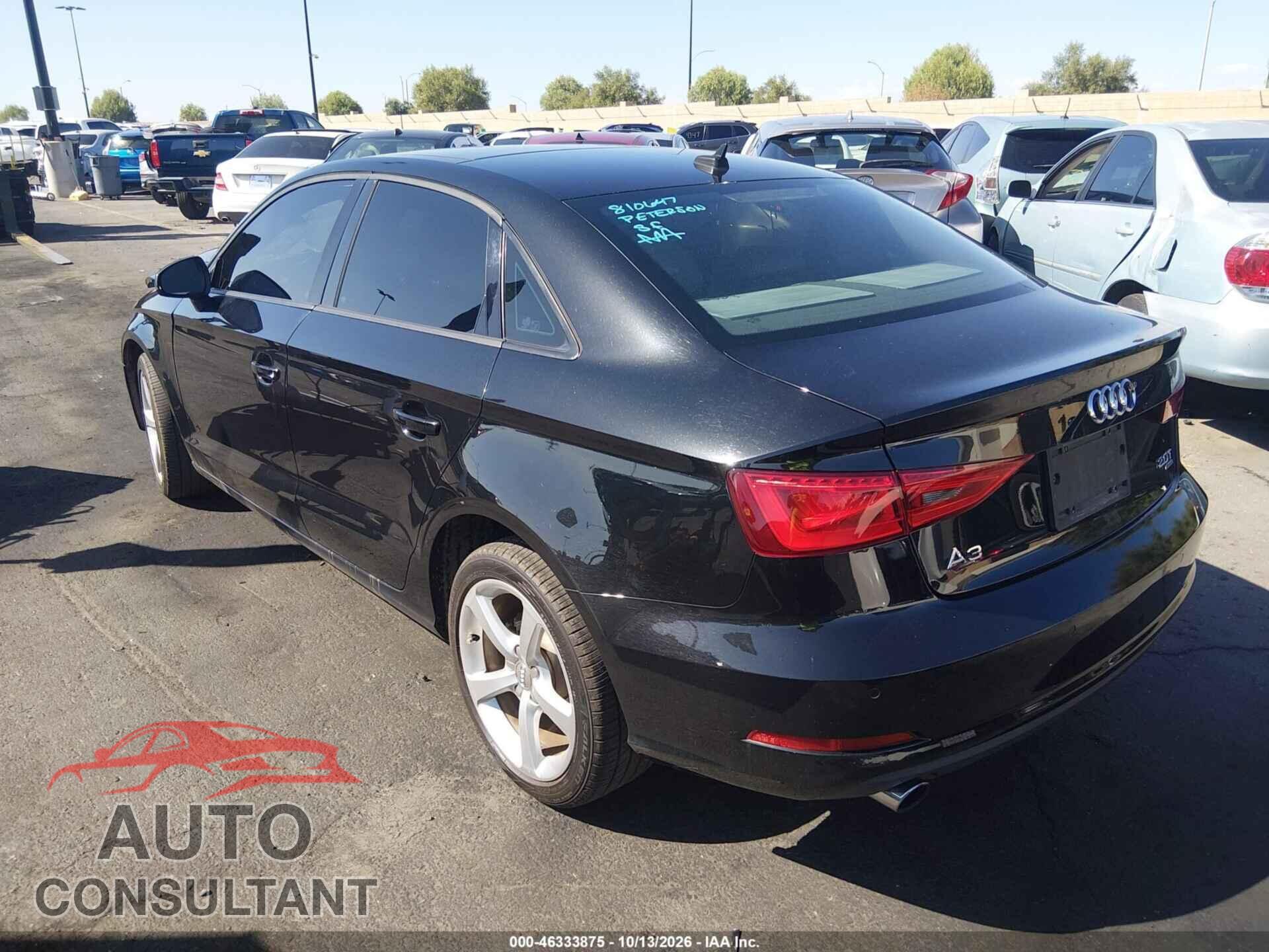 AUDI A3 2015 - WAUBFGFF2F1053603