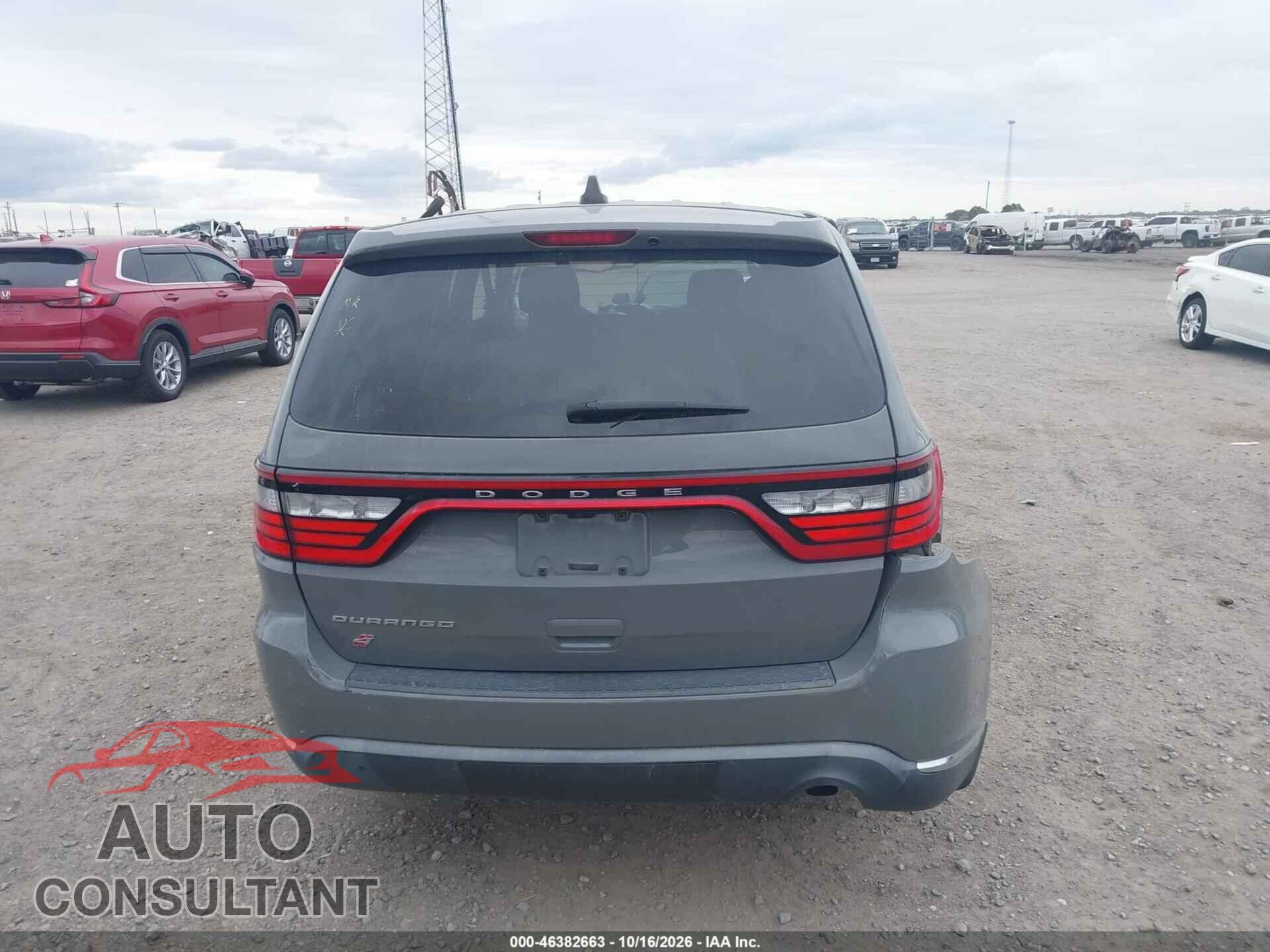 DODGE DURANGO 2019 - 1C4RDJAG0KC723460