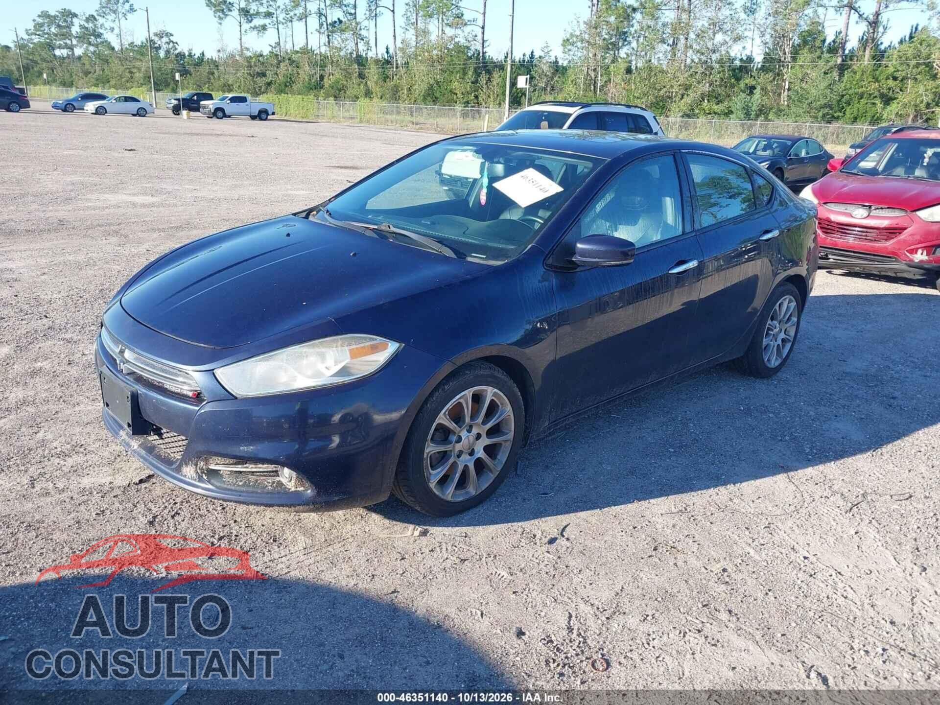 DODGE DART 2015 - 1C3CDFCB7FD407739