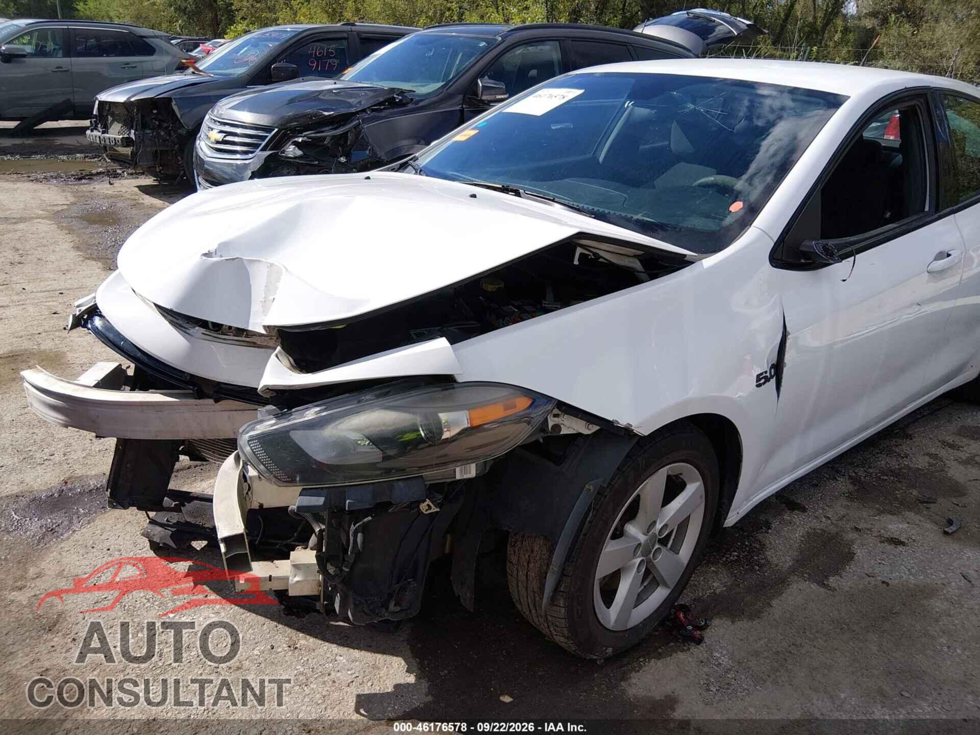 DODGE DART 2015 - 1C3CDFBB2FD158641