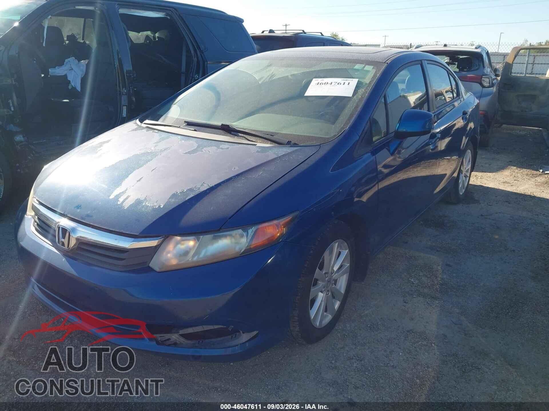 HONDA CIVIC 2012 - 2HGFB2F99CH506871