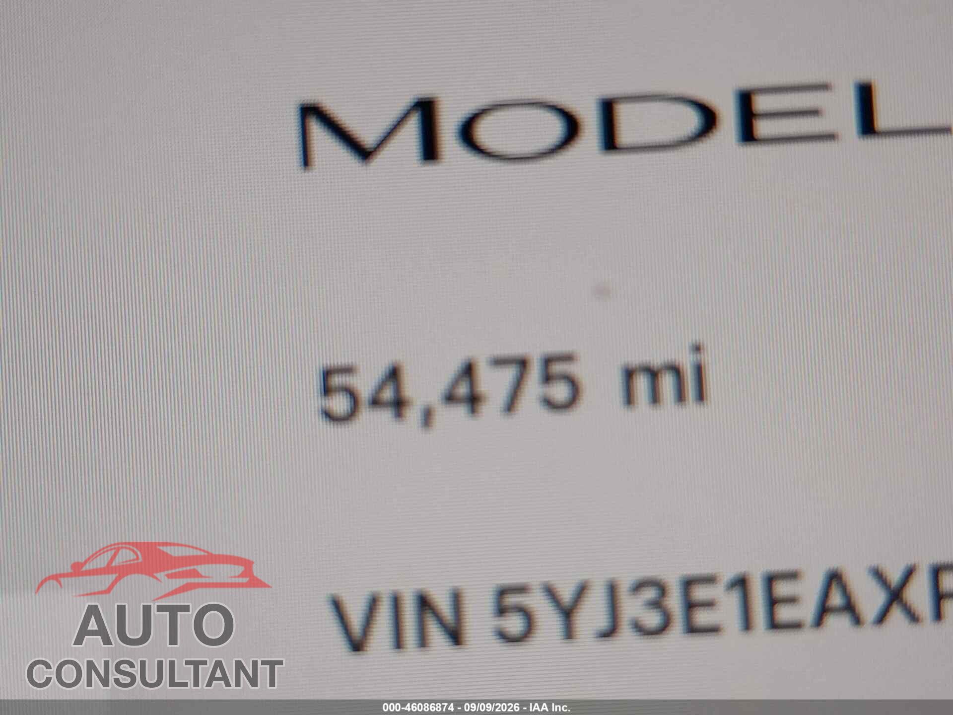 TESLA MODEL 3 2023 - 5YJ3E1EAXPF581329