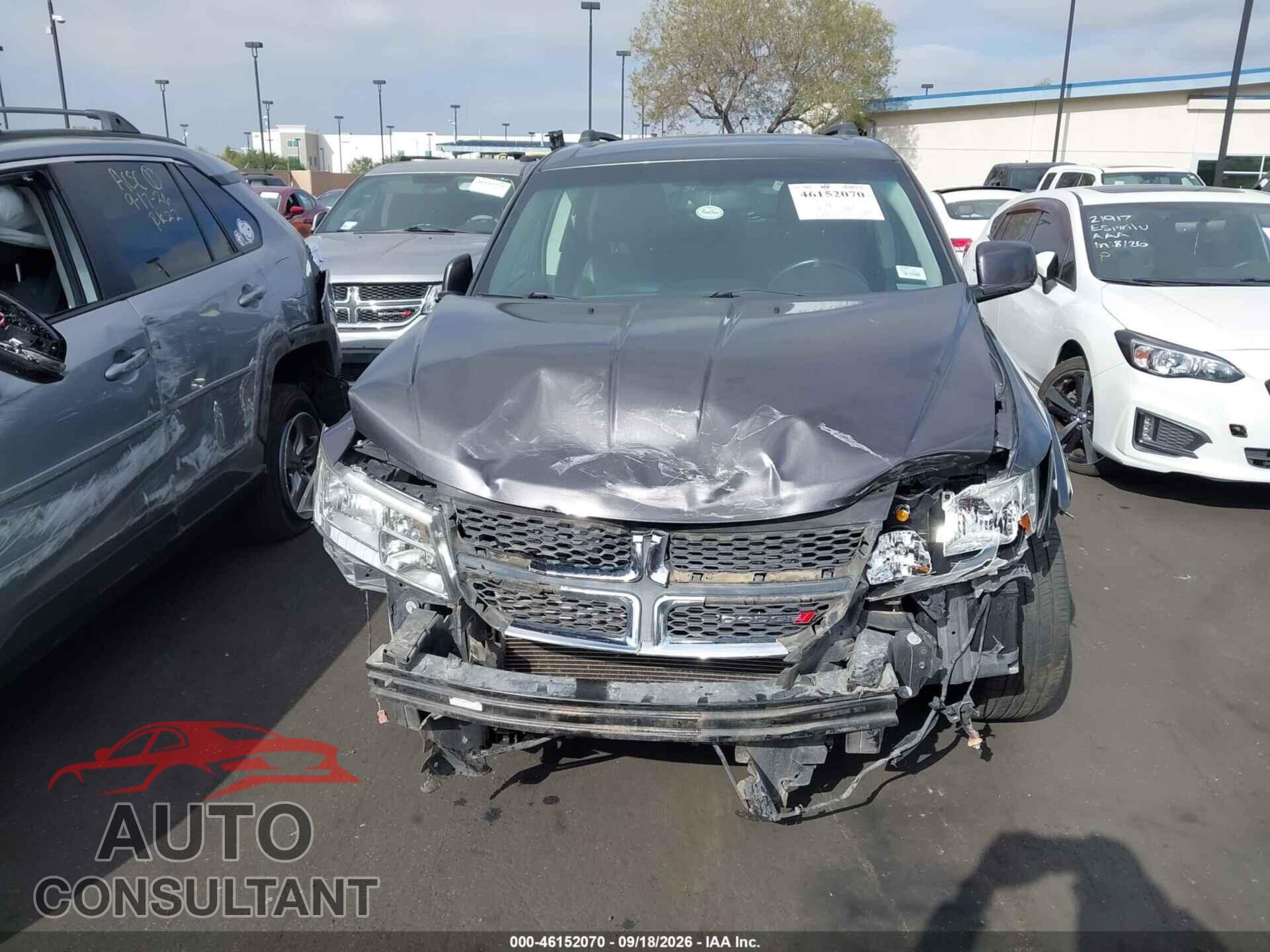DODGE JOURNEY 2015 - 3C4PDCBB5FT553726