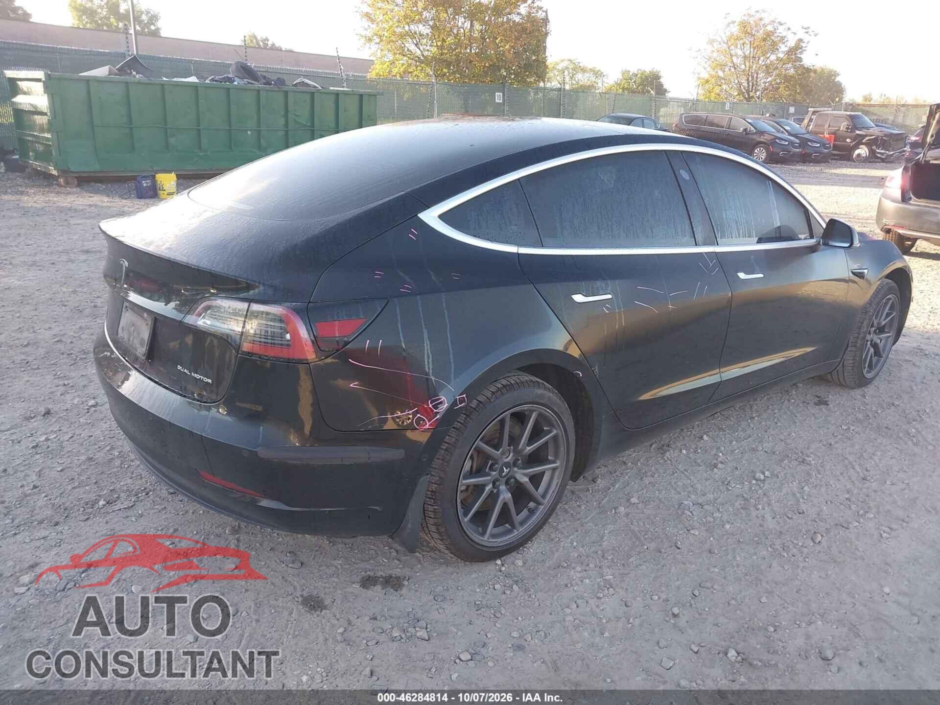 TESLA MODEL 3 2019 - 5YJ3E1EB9KF437787