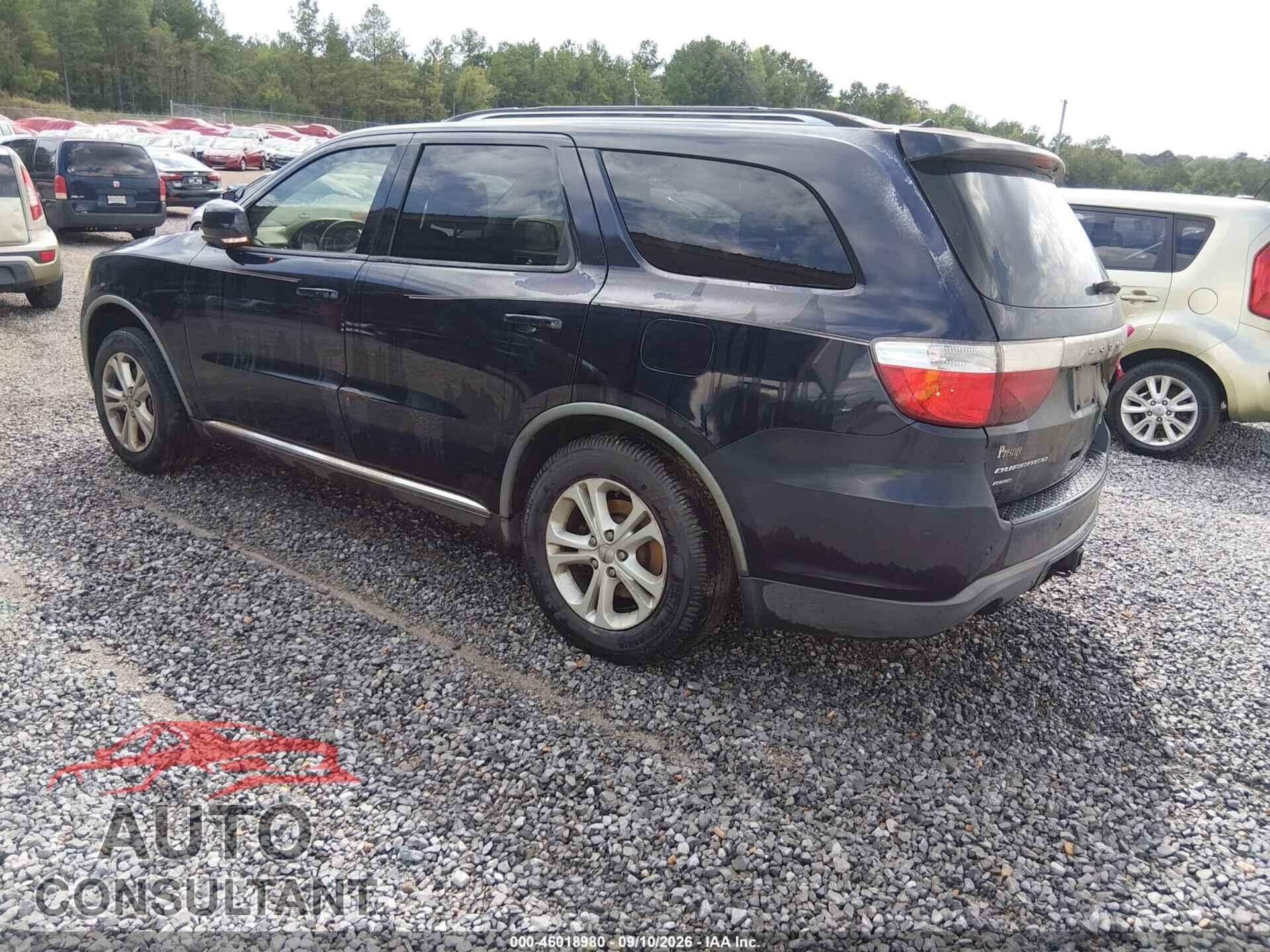 DODGE DURANGO 2011 - 1D4SE4GT8BC595721