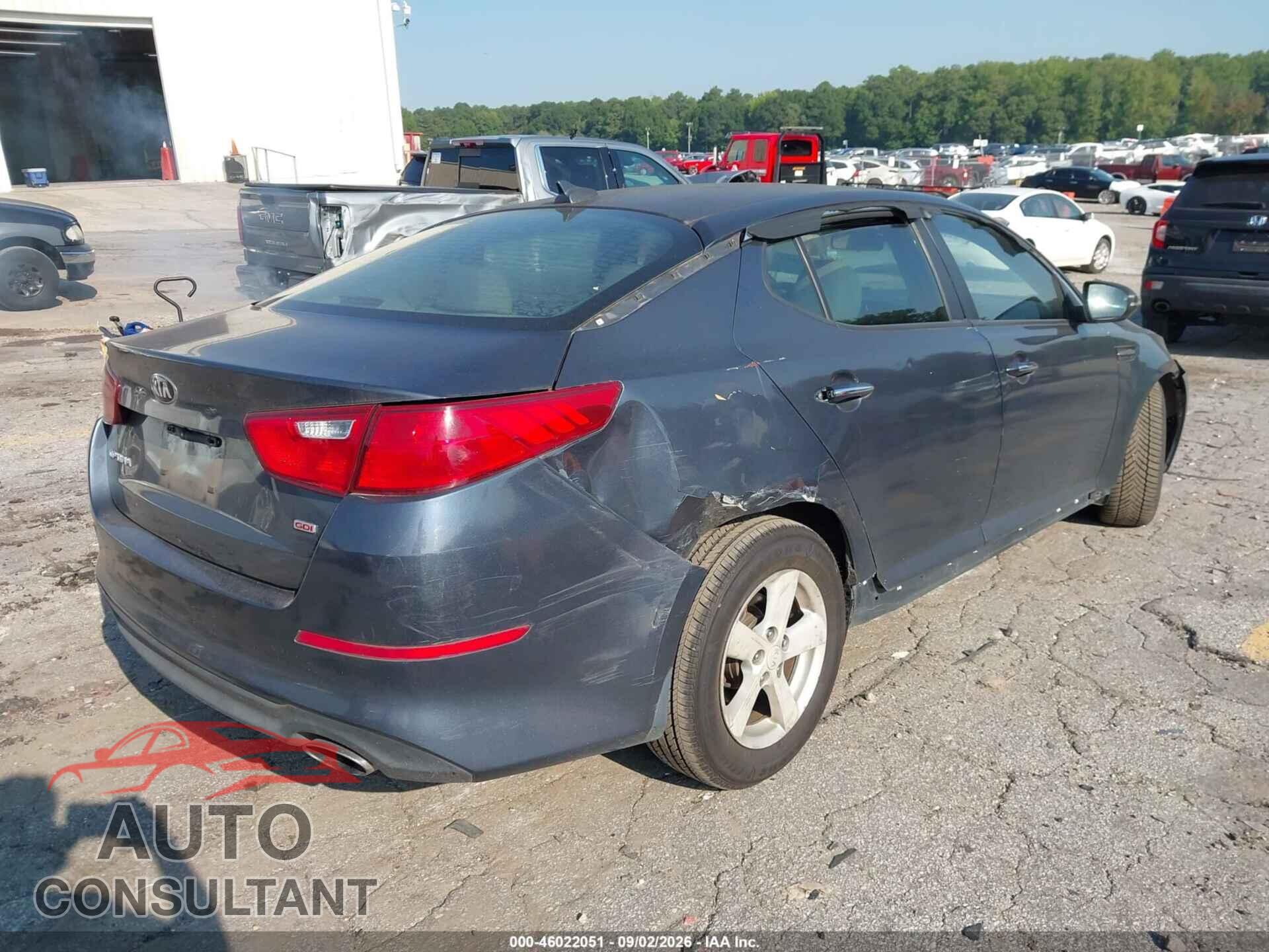 KIA OPTIMA 2015 - KNAGM4A73F5608318
