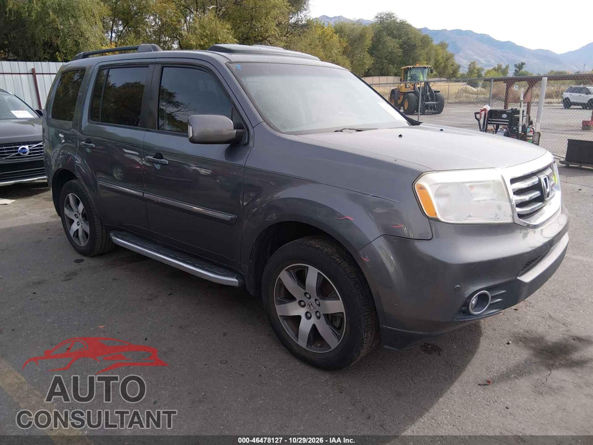 HONDA PILOT 2012 - 5FNYF3H99CB020632