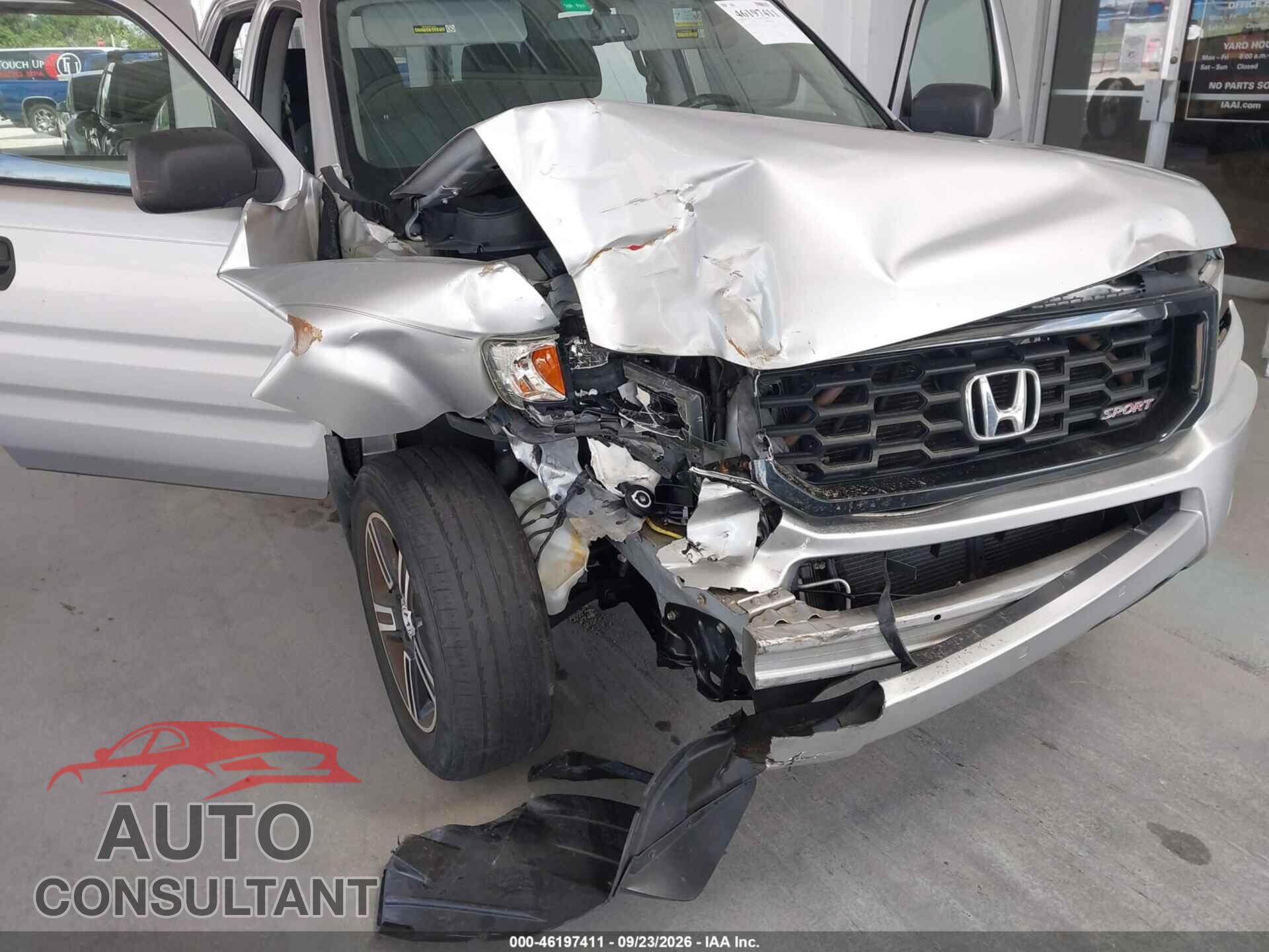 HONDA RIDGELINE 2013 - 5FPYK1F76DB002003