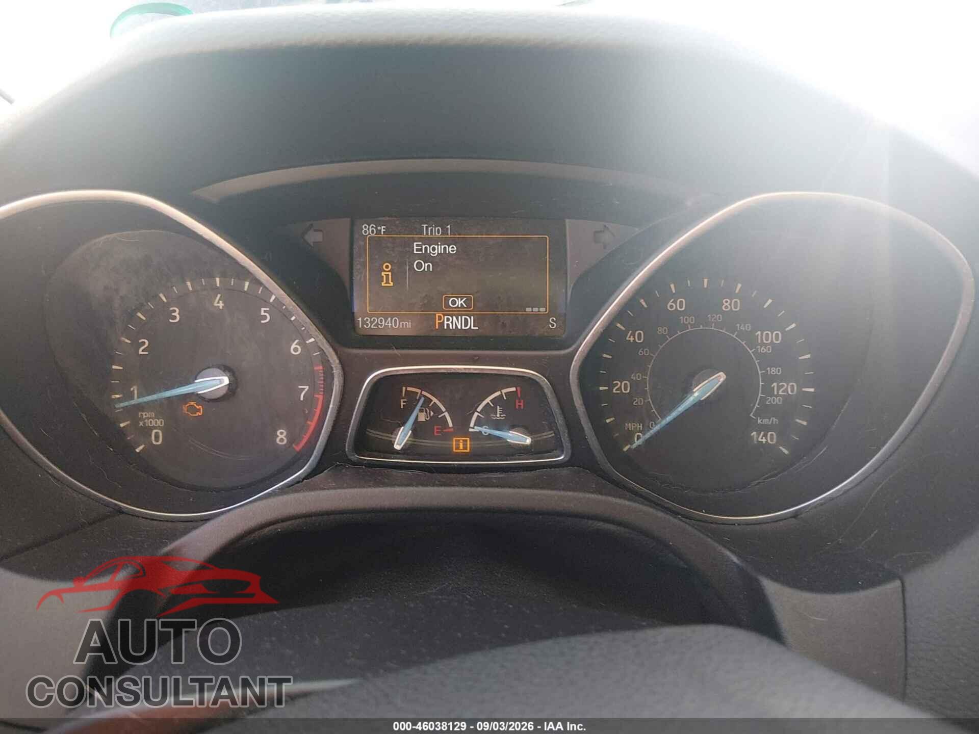 FORD FOCUS 2016 - 1FADP3F2XGL300733