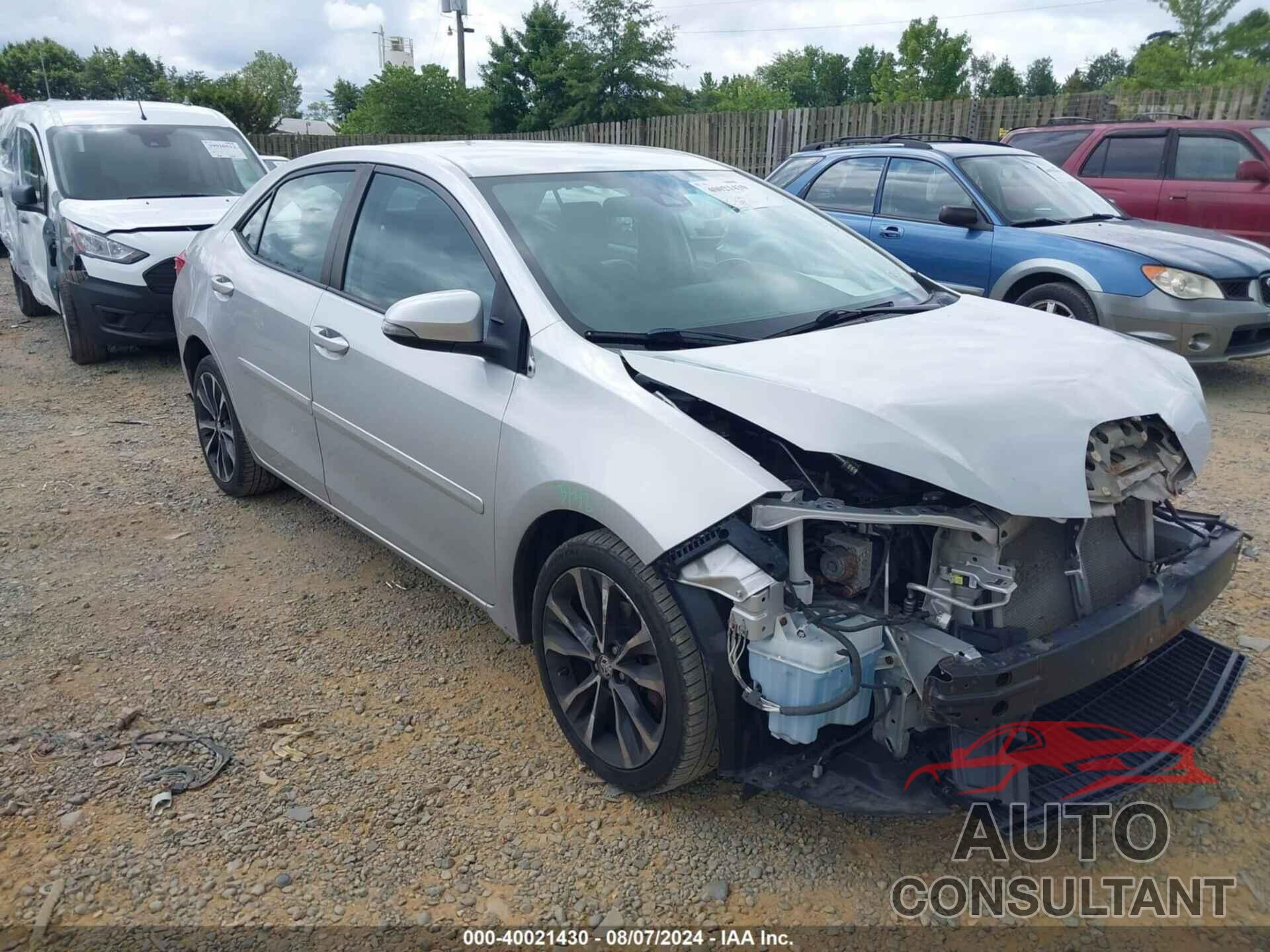 TOYOTA COROLLA 2018 - 2T1BURHE5JC001816