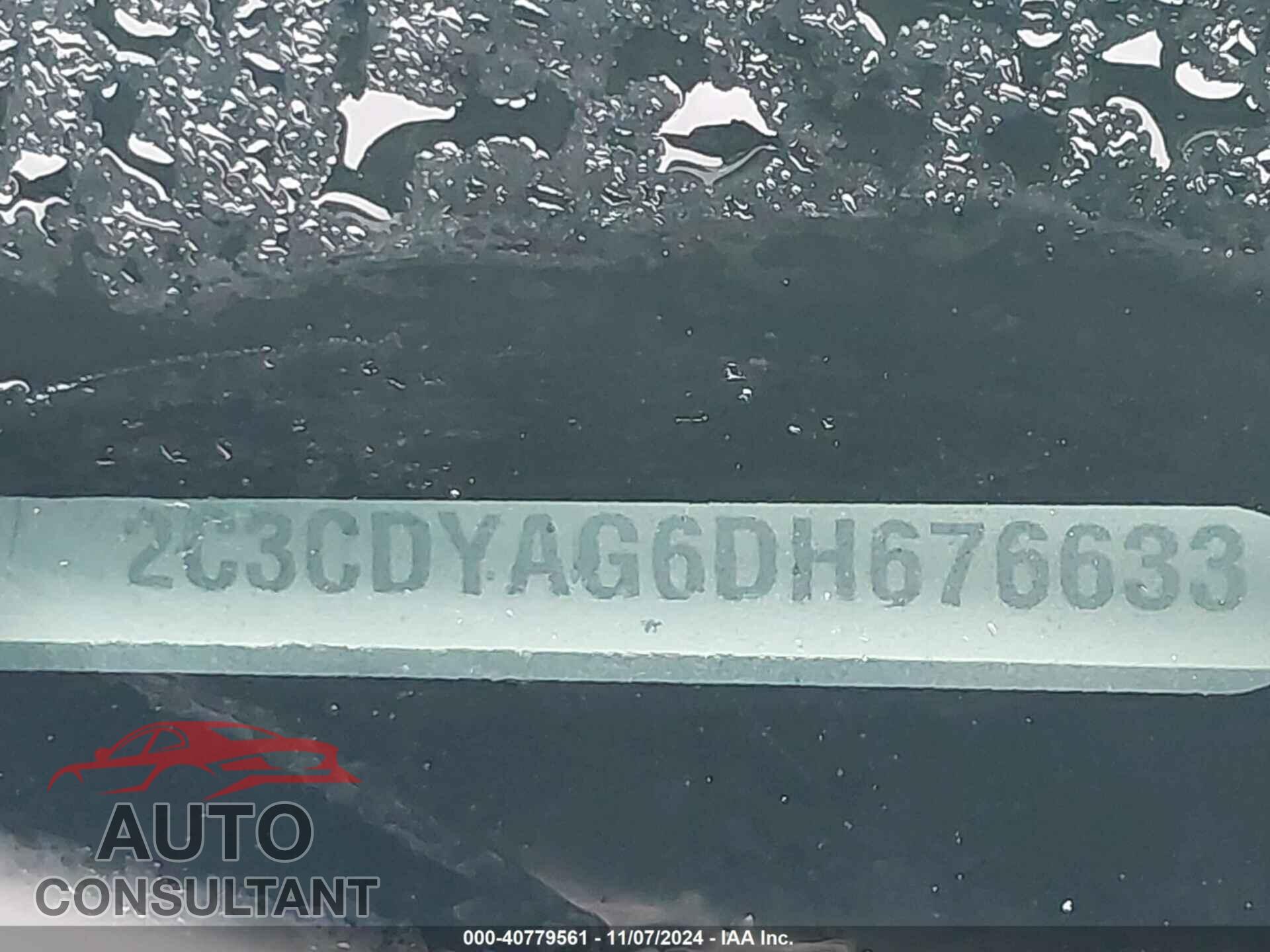 DODGE CHALLENGER 2013 - 2C3CDYAG6DH676633