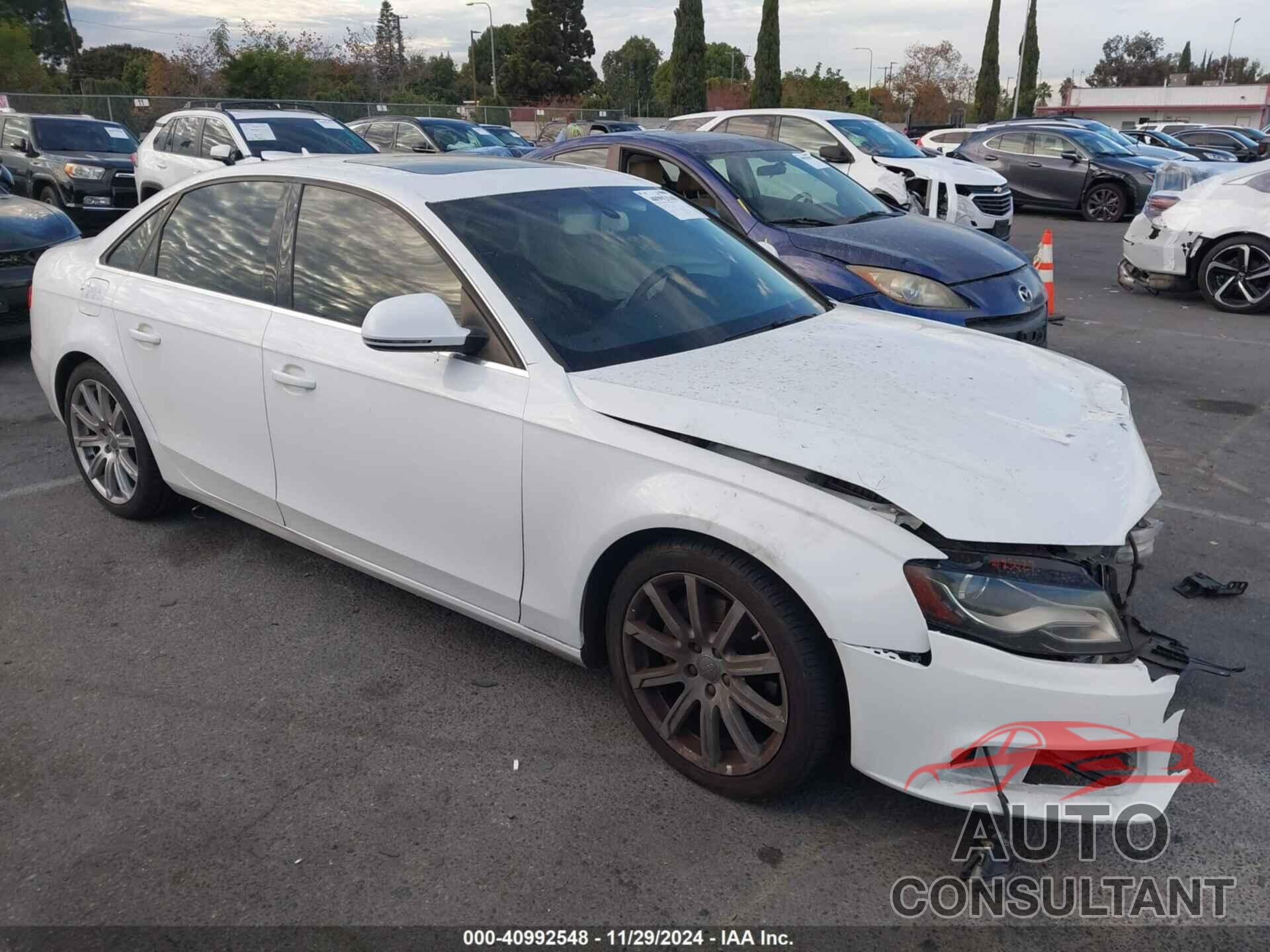 AUDI A4 2009 - WAUCF78K29N070929