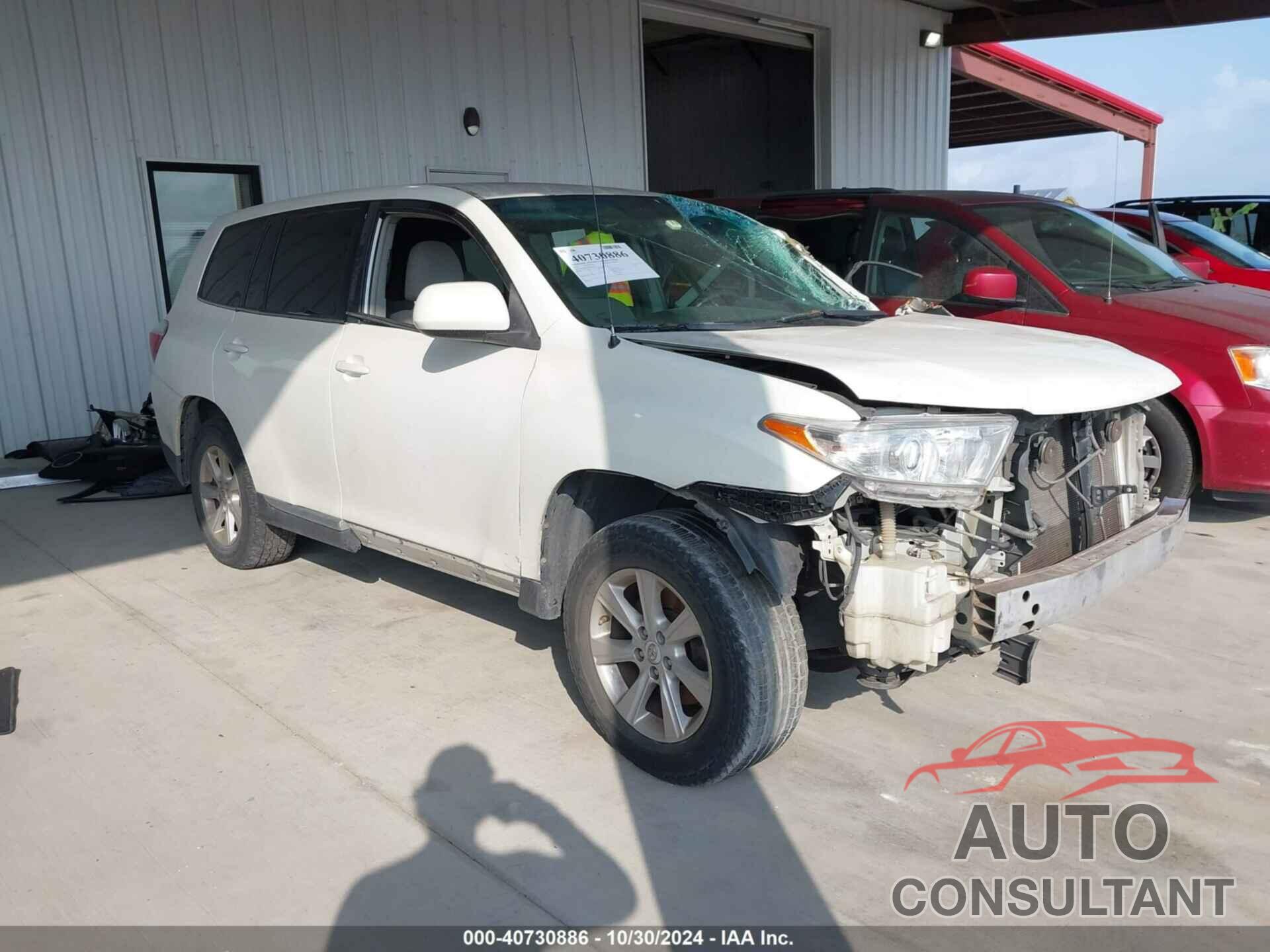 TOYOTA HIGHLANDER 2011 - 5TDZK3EH5BS045114