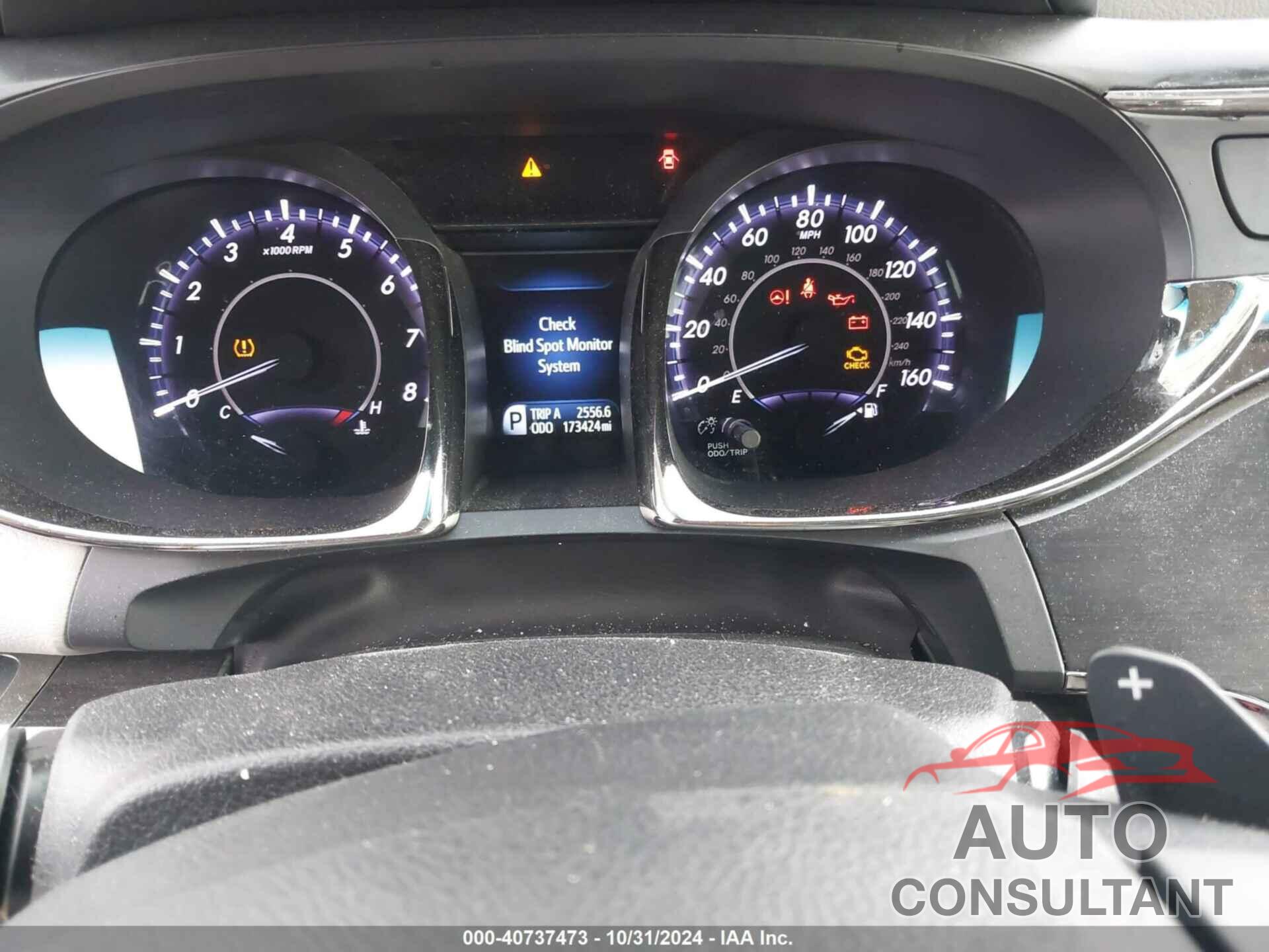 TOYOTA AVALON 2013 - 4T1BK1EB5DU050812
