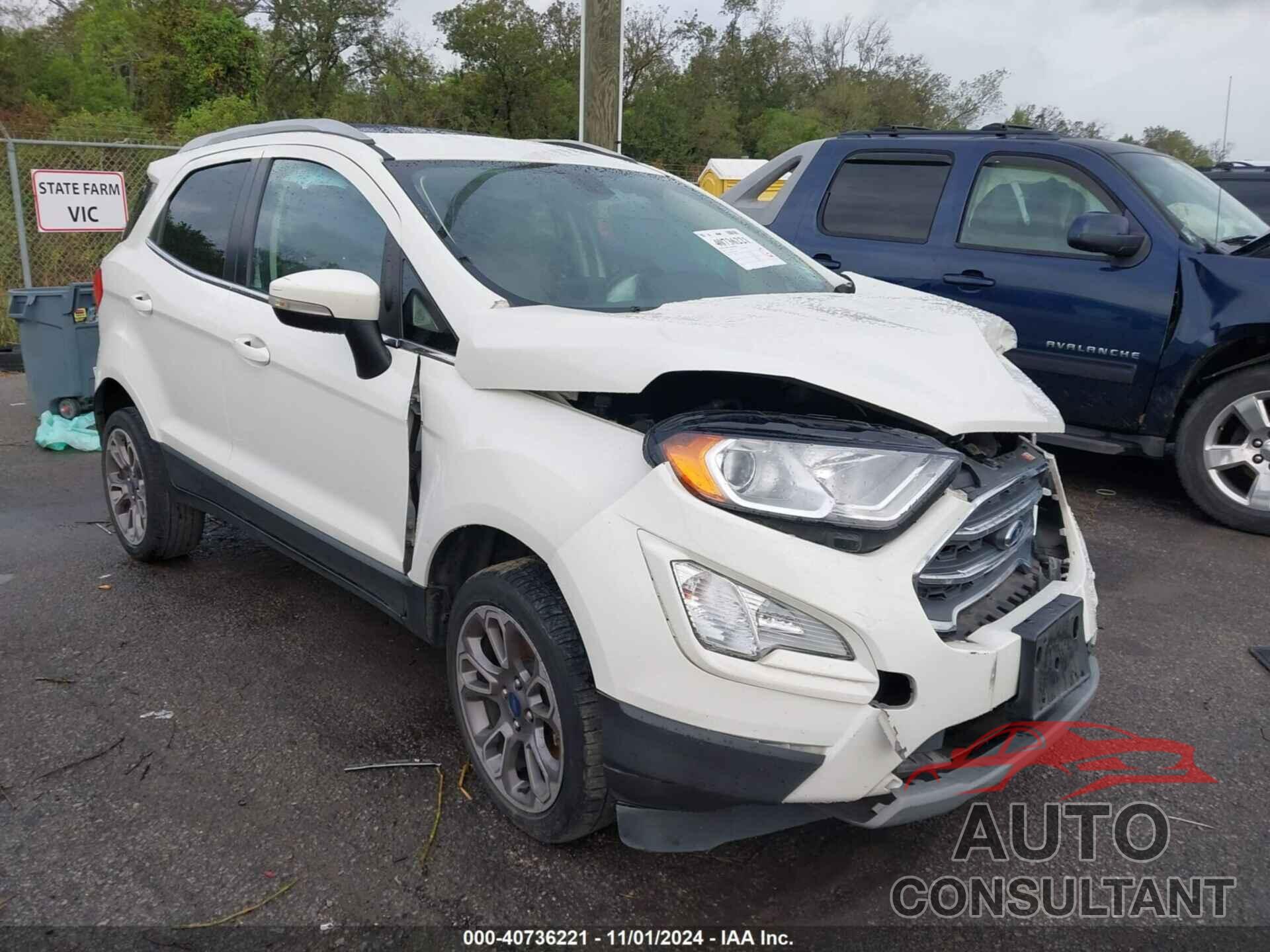 FORD ECOSPORT 2020 - MAJ6S3KL8LC359957