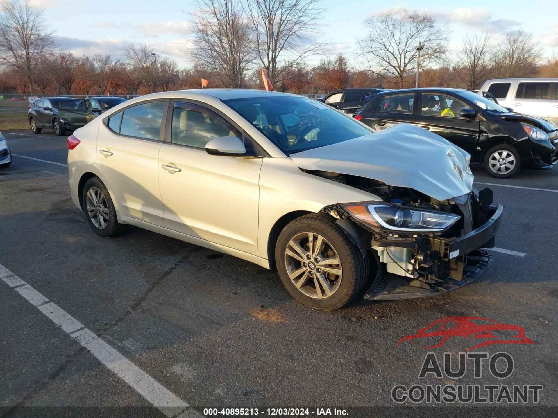 HYUNDAI ELANTRA 2018 - 5NPD84LF9JH378887