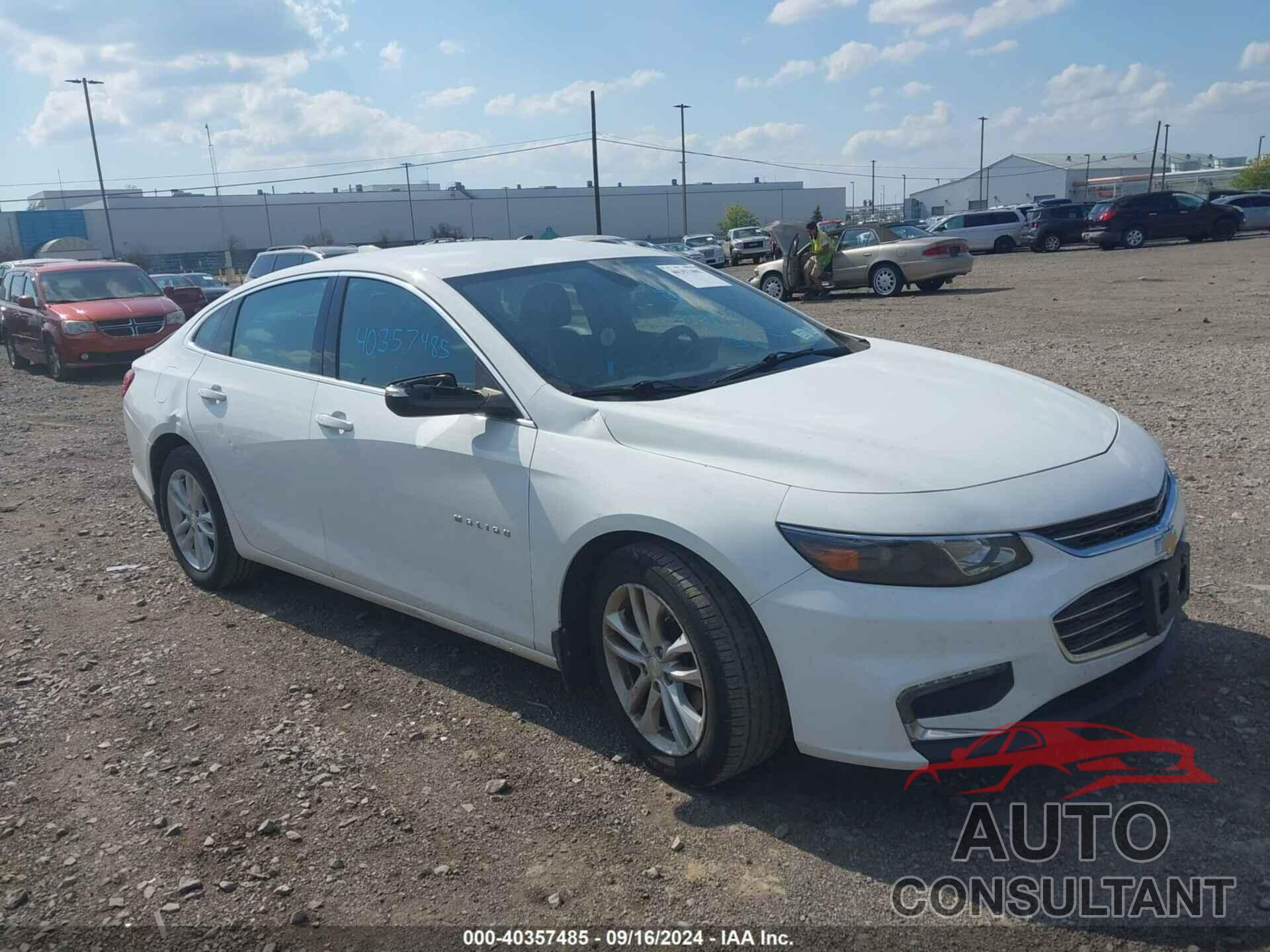 CHEVROLET MALIBU 2016 - 1G1ZE5ST8GF331471