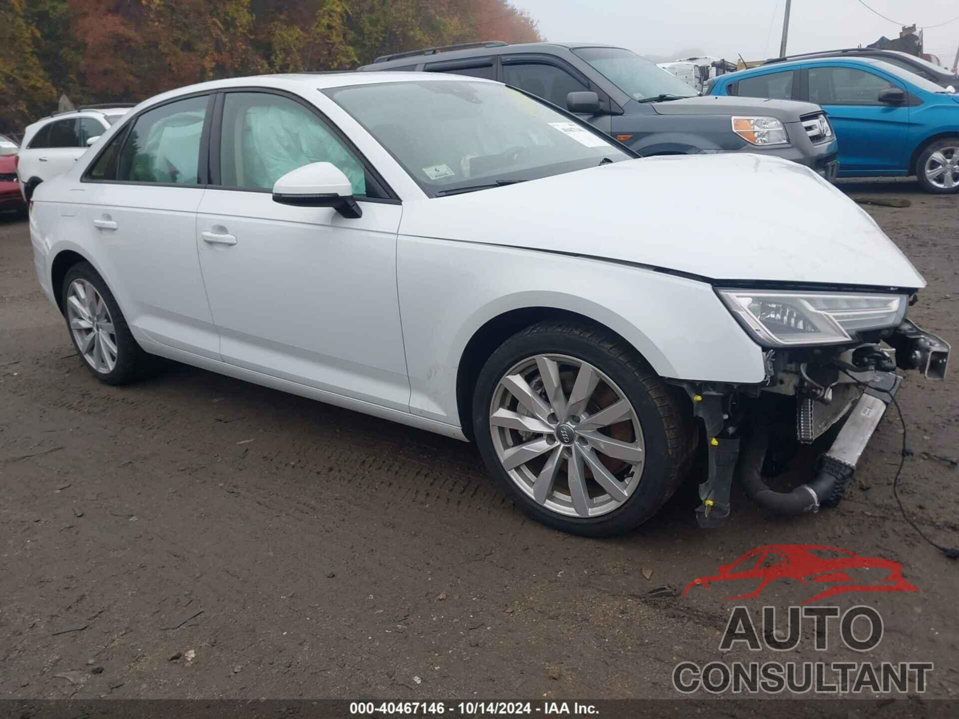 AUDI A4 2017 - WAUANAF49HN015162