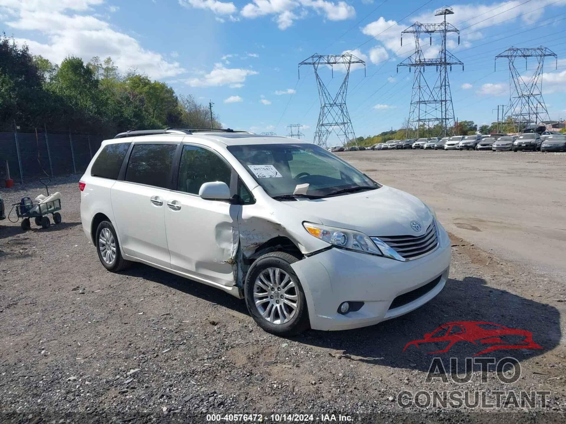 TOYOTA SIENNA 2016 - 5TDYK3DC5GS761519