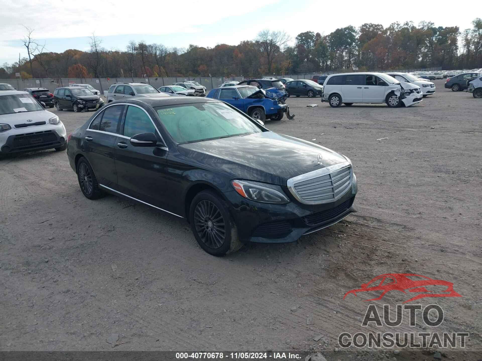 MERCEDES-BENZ C 300 2015 - 55SWF4KB5FU020462