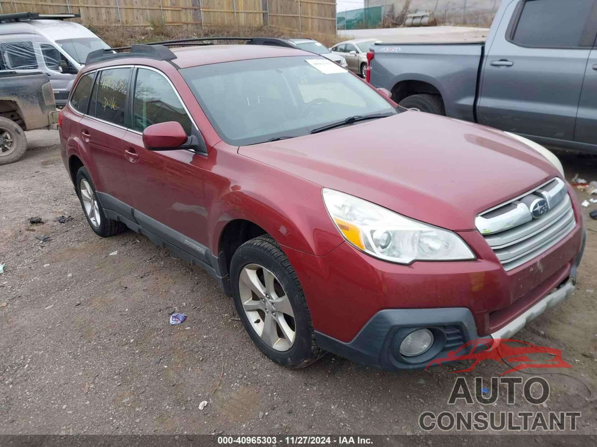 SUBARU OUTBACK 2014 - 4S4BRBKC0E3285253