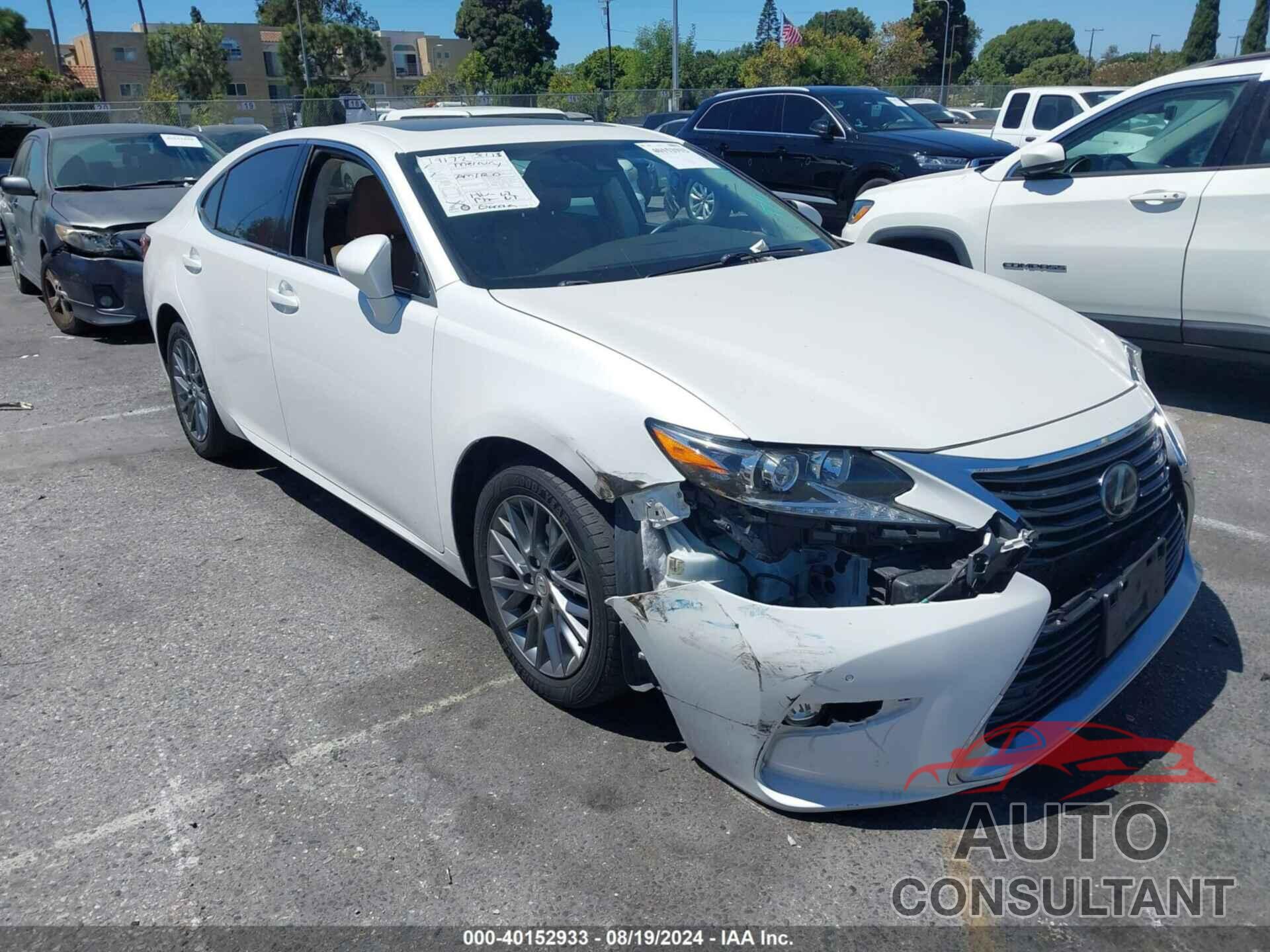 LEXUS ES 350 2018 - 58ABK1GG1JU104202