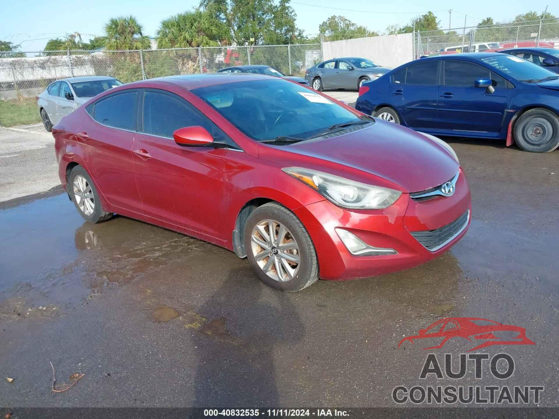 HYUNDAI ELANTRA 2015 - 5NPDH4AE4FH571823