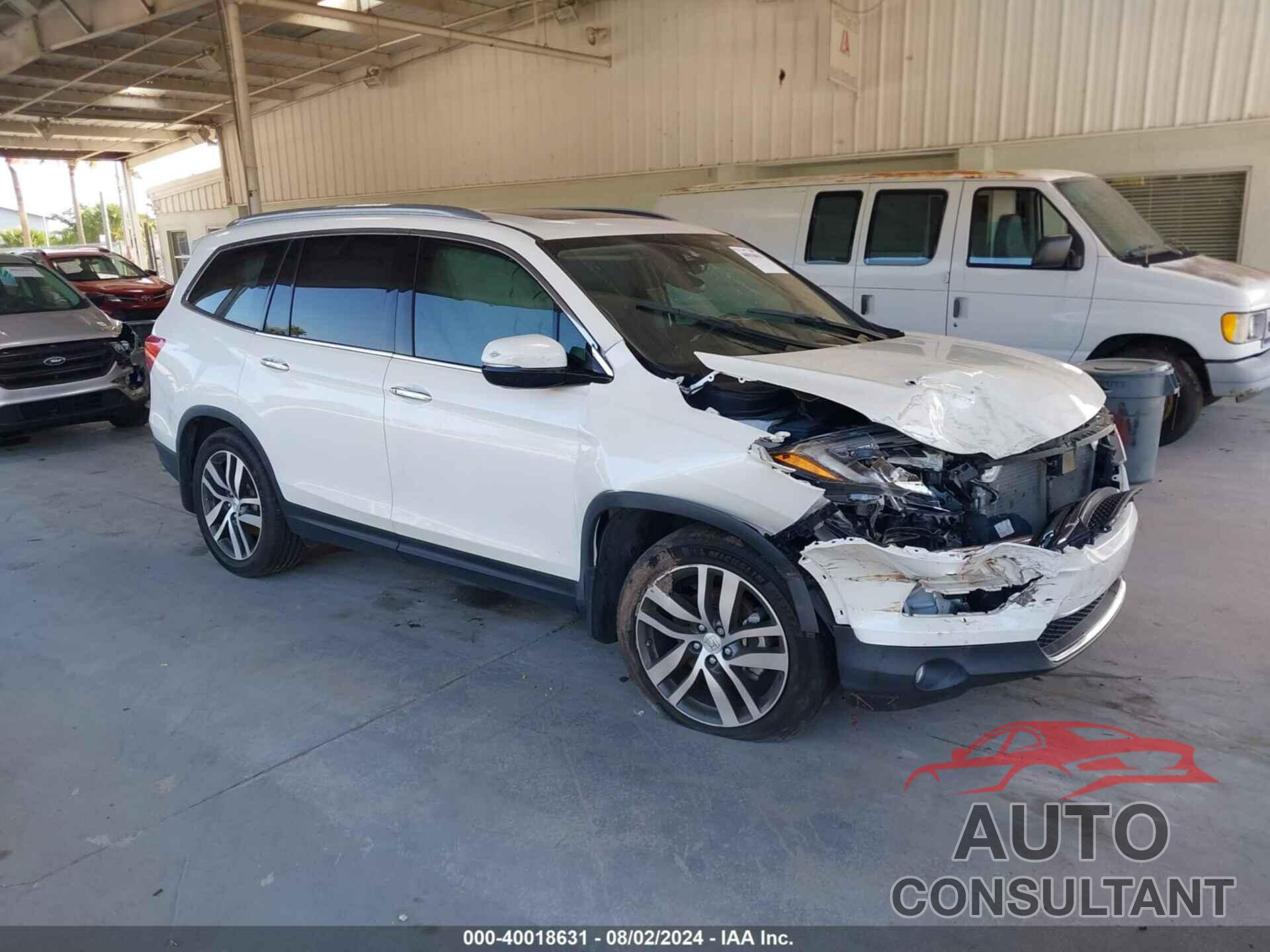 HONDA PILOT 2016 - 5FNYF6H01GB066304