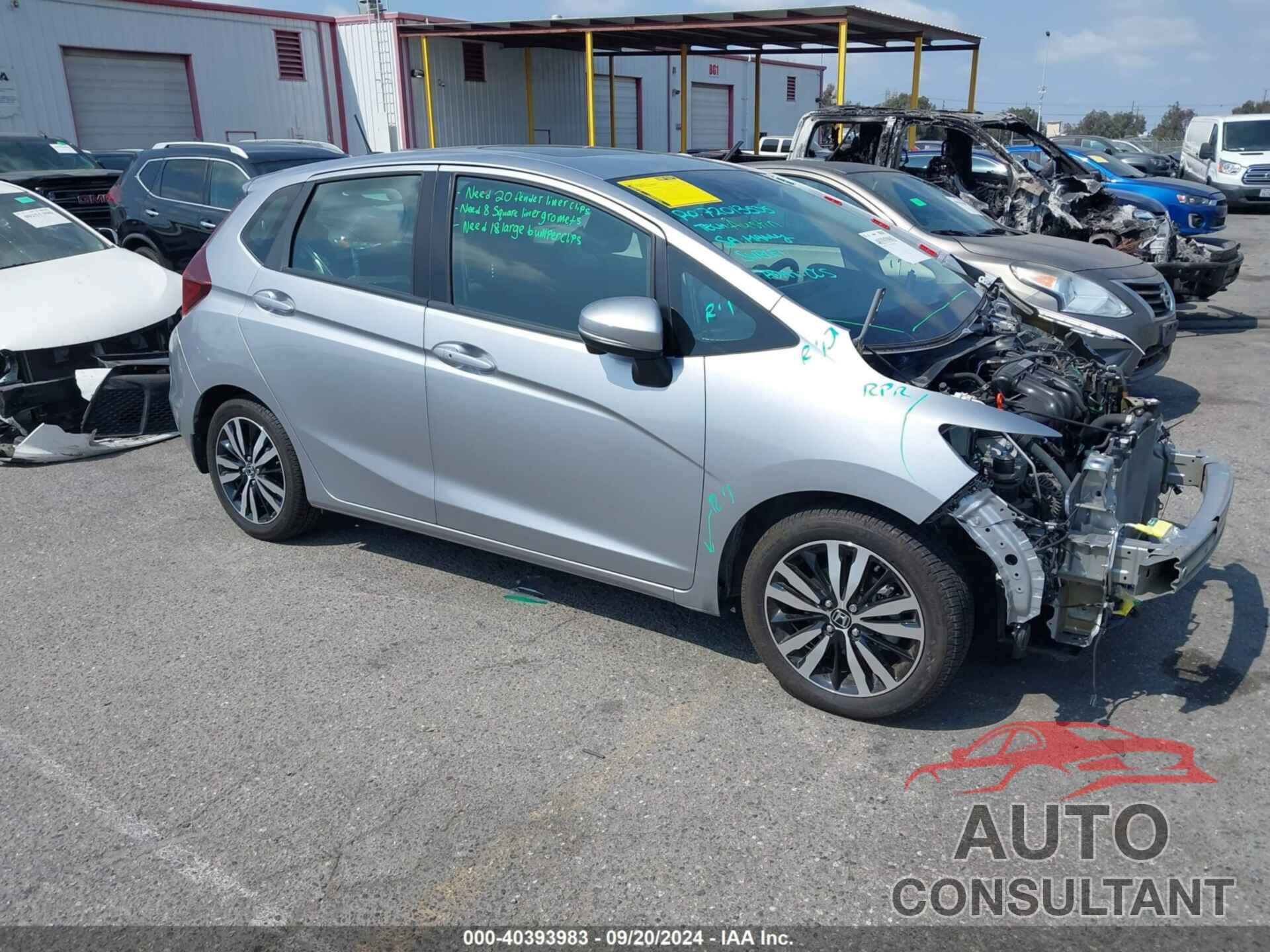 HONDA FIT 2019 - 3HGGK5H8XKM702974