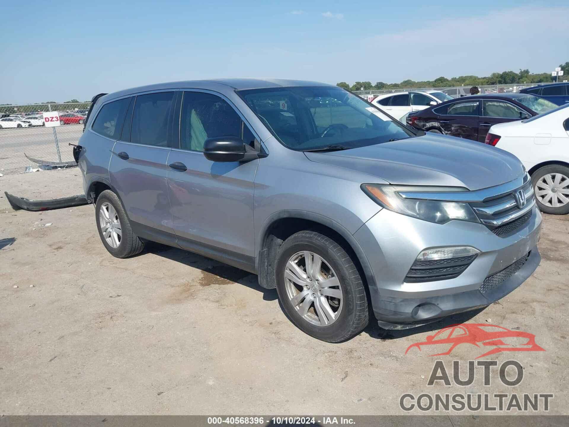 HONDA PILOT 2017 - 5FNYF5H15HB039594