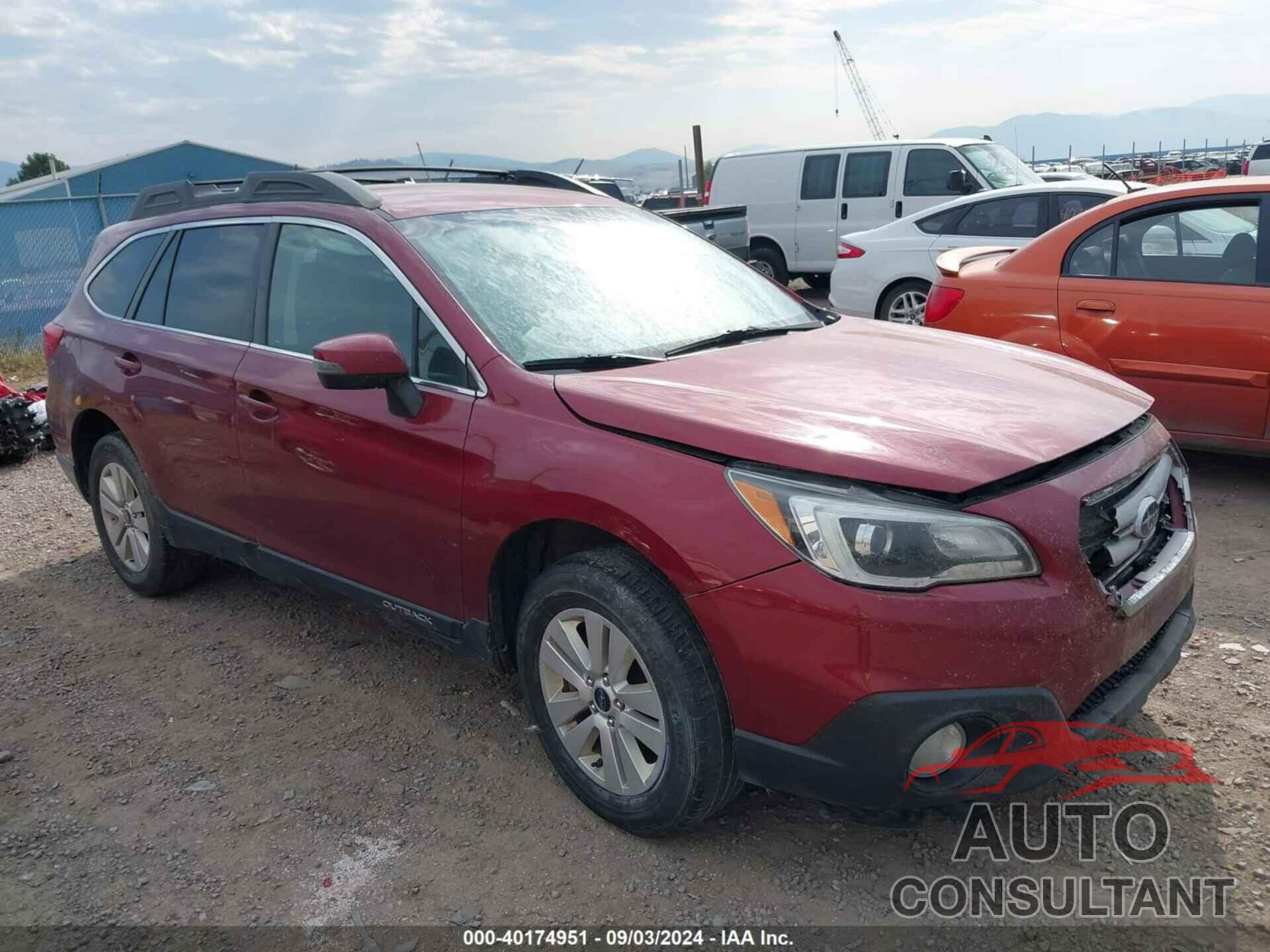 SUBARU OUTBACK 2017 - 4S4BSAFC9H3256623