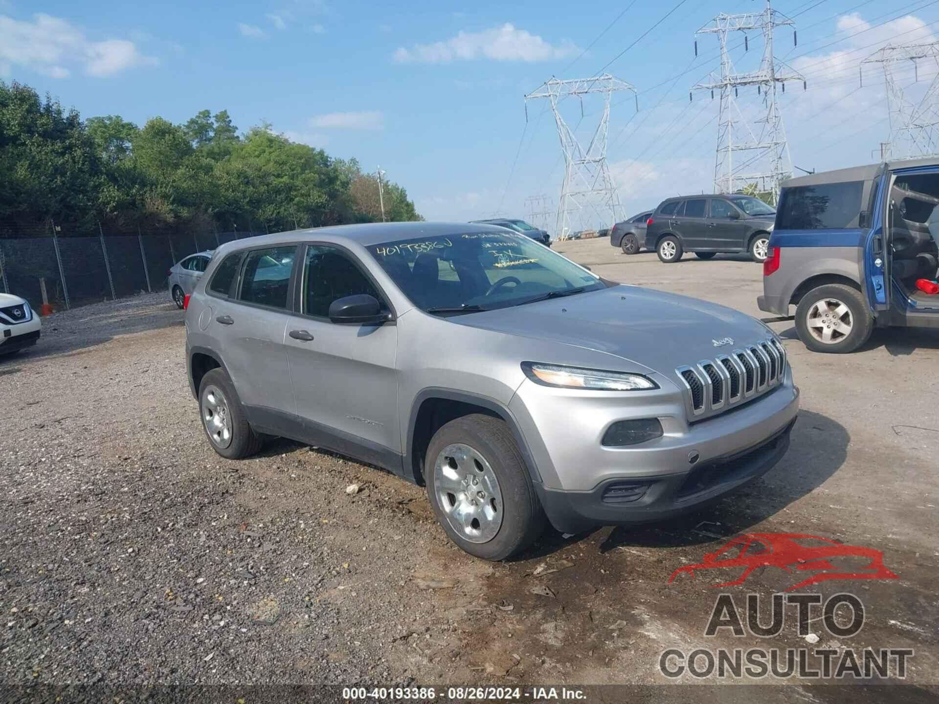 JEEP CHEROKEE 2017 - 1C4PJLAB8HW577445