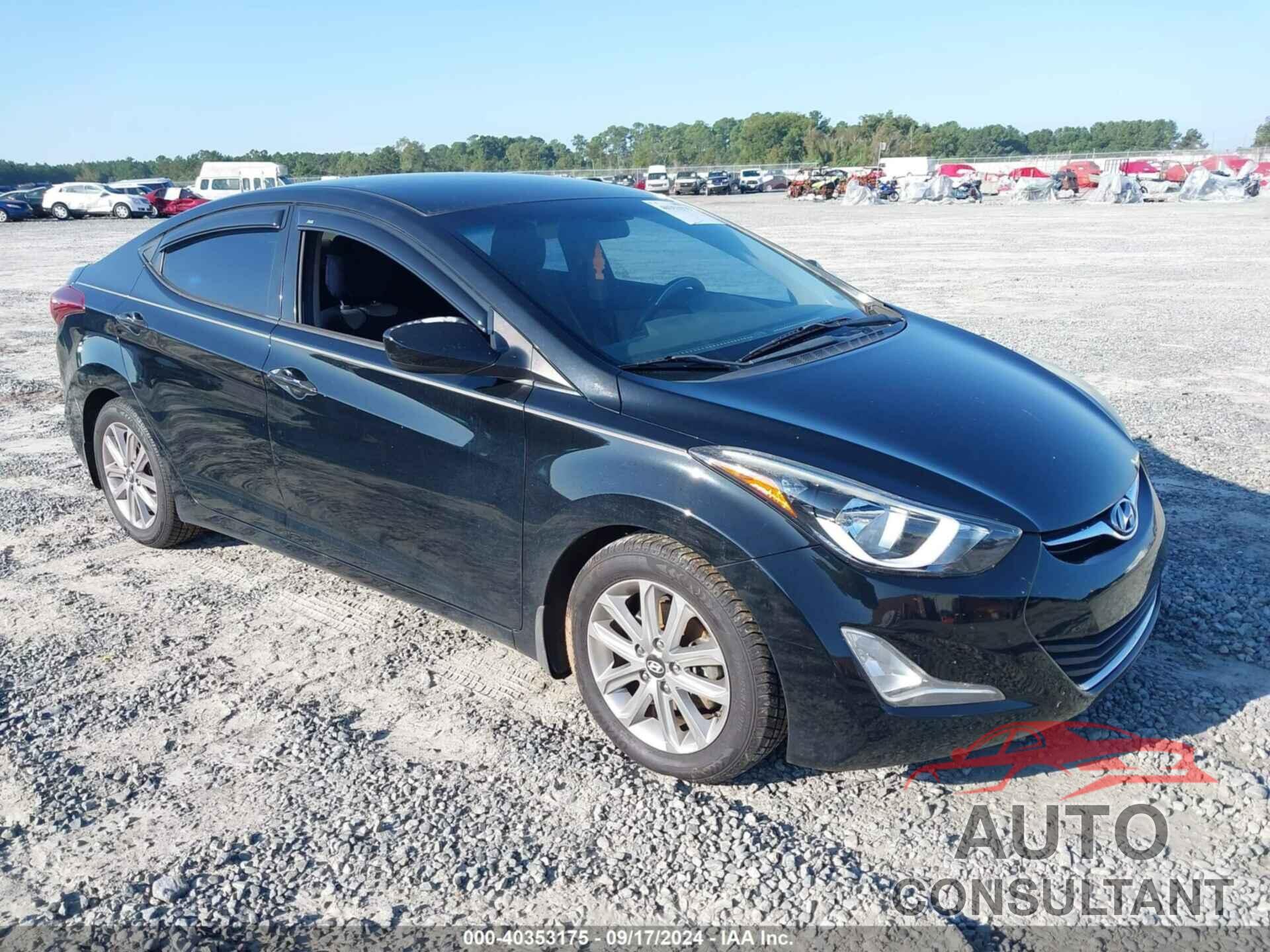 HYUNDAI ELANTRA 2014 - 5NPDH4AE5EH531443