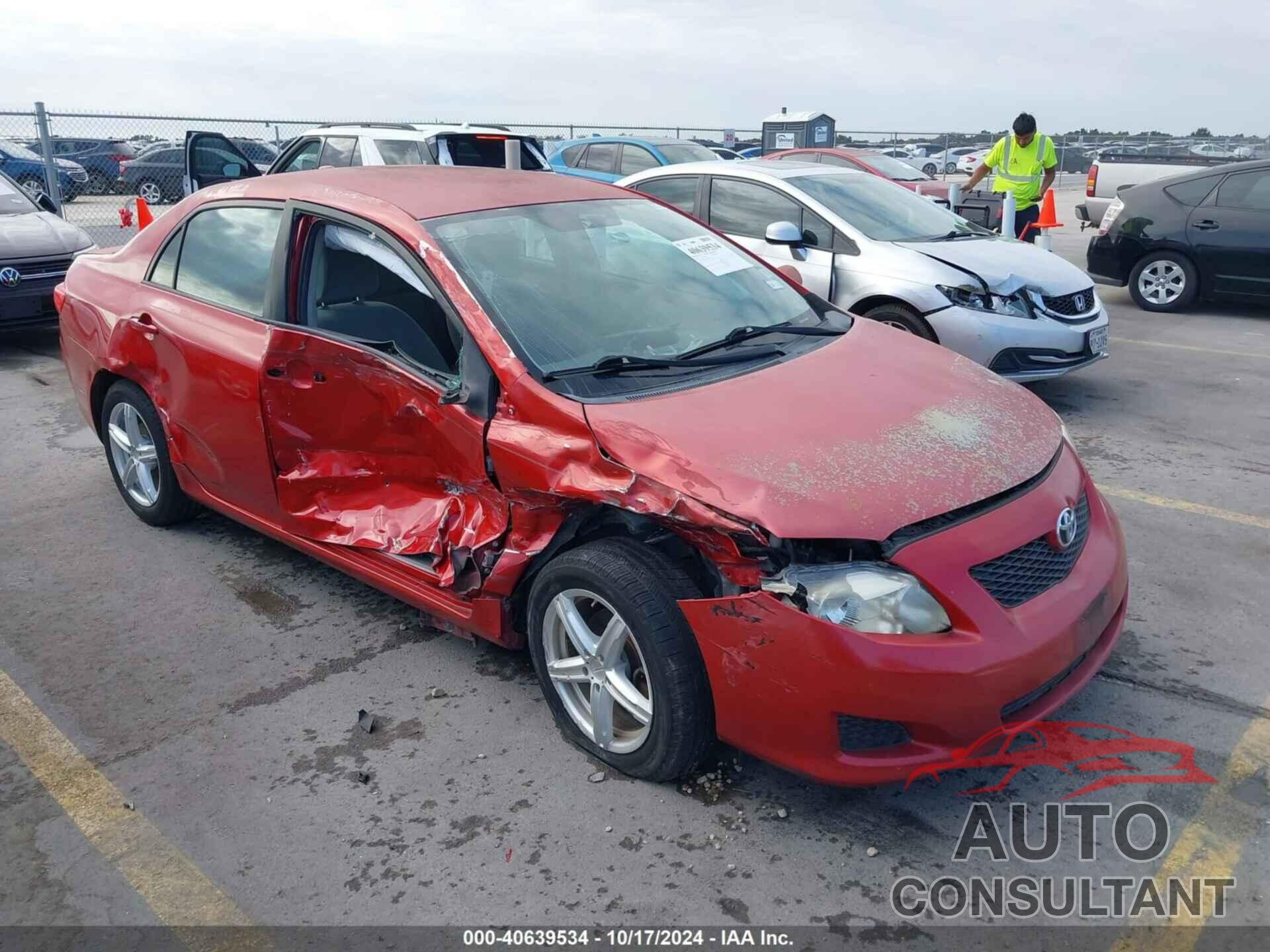 TOYOTA COROLLA 2009 - 1NXBU40E19Z056501