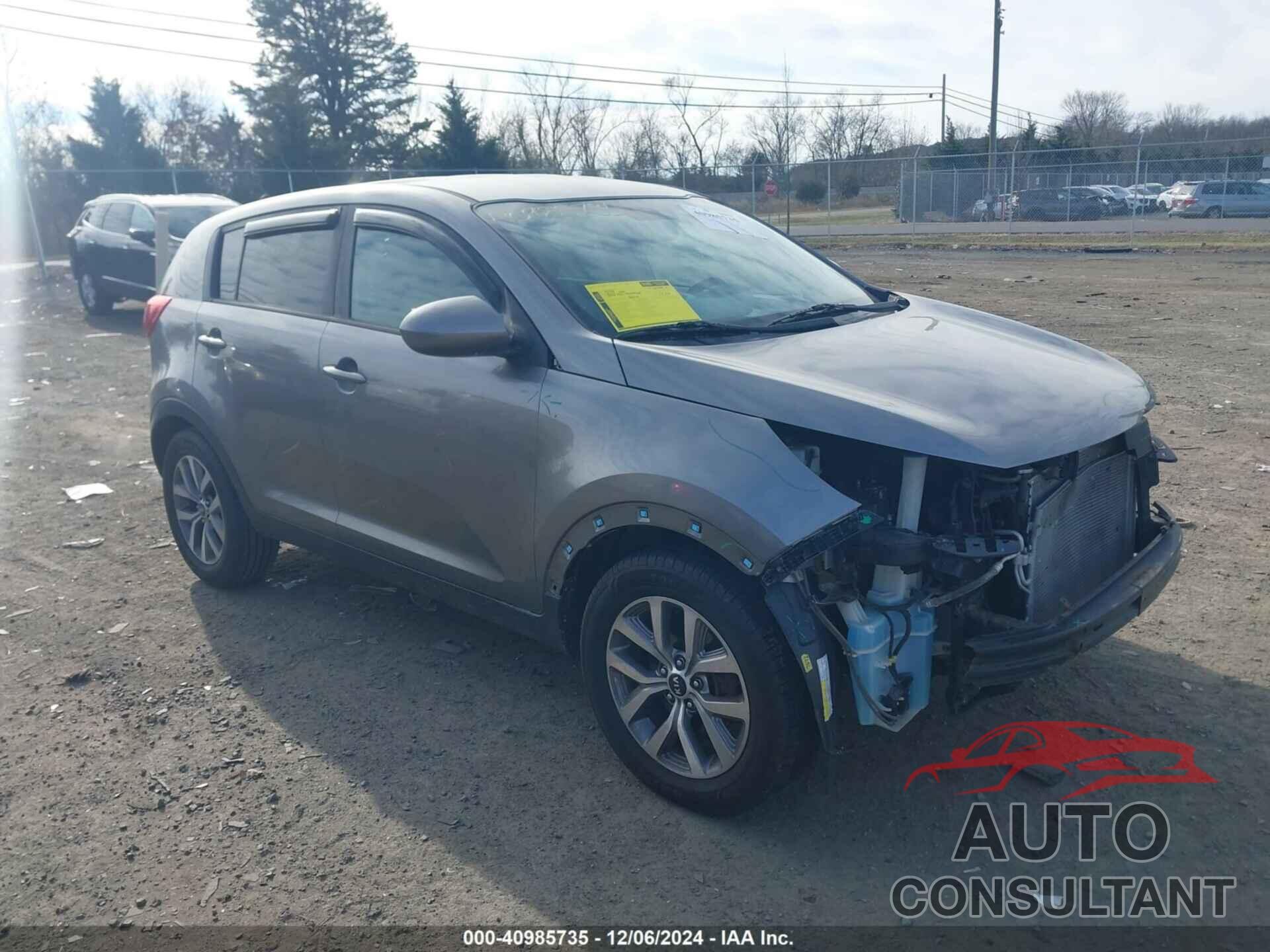 KIA SPORTAGE 2016 - KNDPBCAC7G7857050