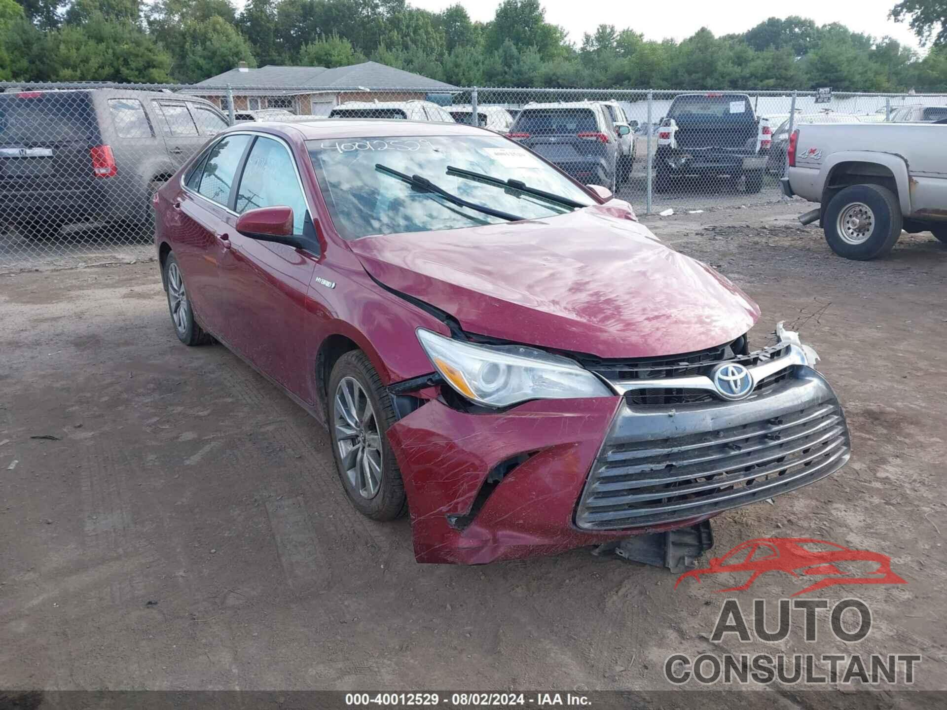 TOYOTA CAMRY HYBRID 2017 - 4T1BD1FK0HU208360