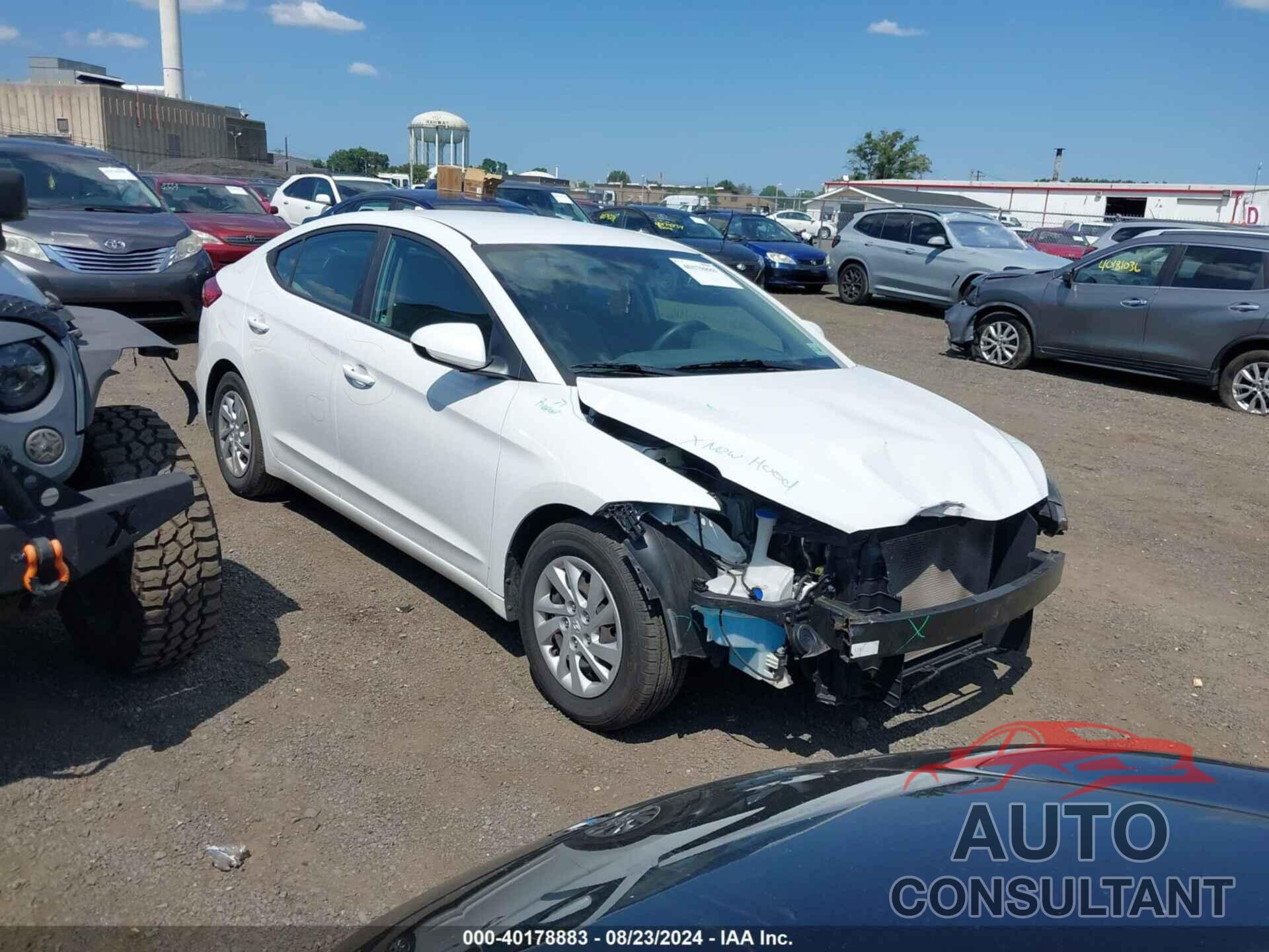 HYUNDAI ELANTRA 2018 - 5NPD74LF4JH390741