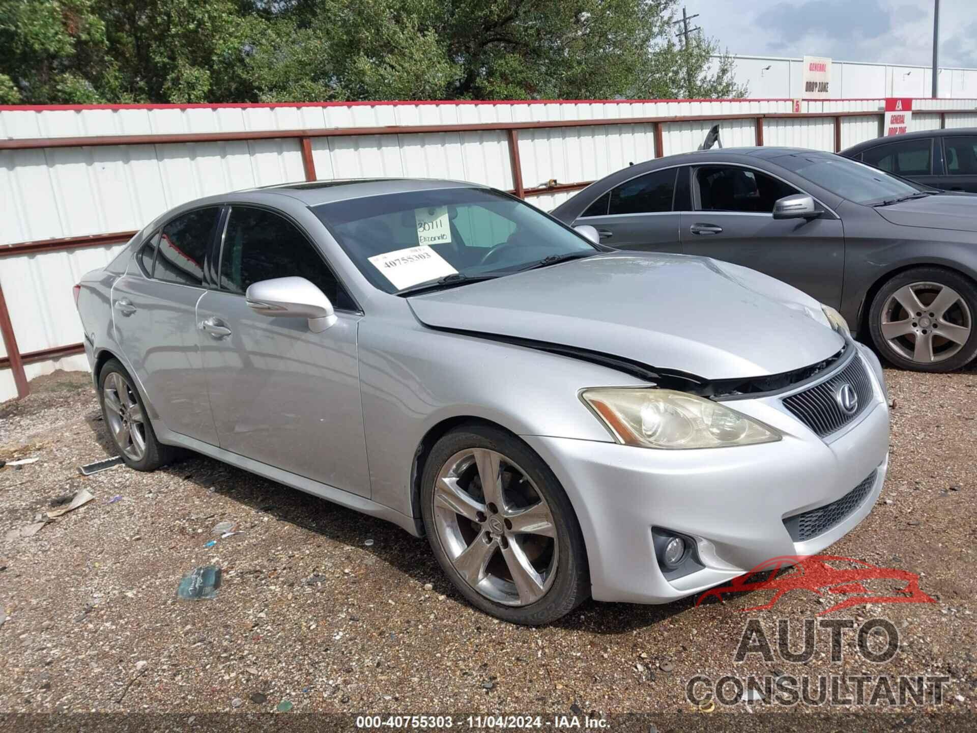 LEXUS IS 250 2011 - JTHBF5C29B5137802