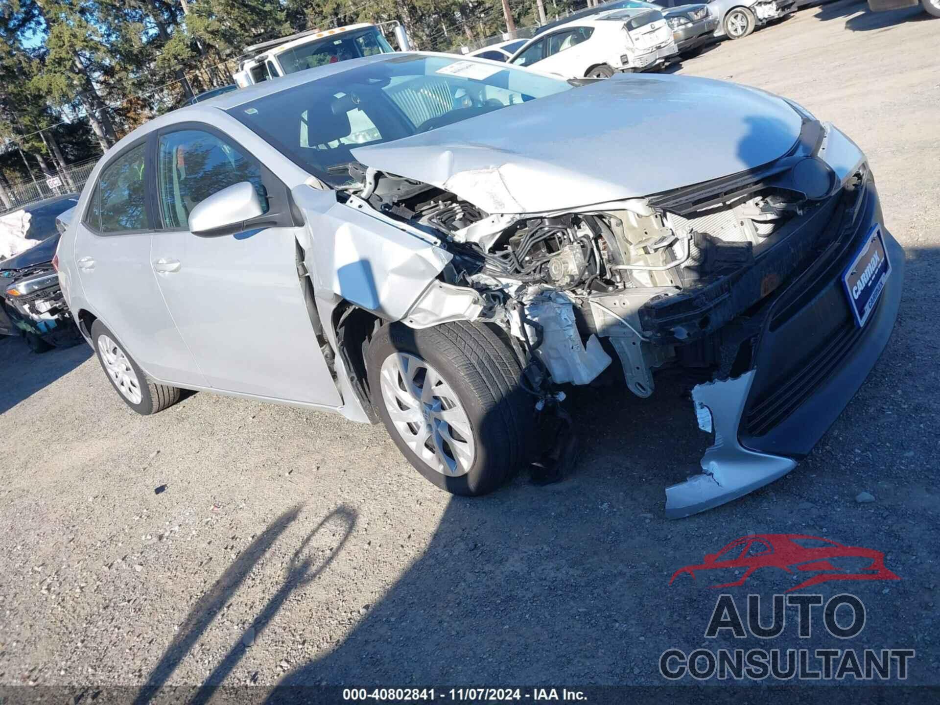 TOYOTA COROLLA 2017 - 5YFBURHE8HP597725