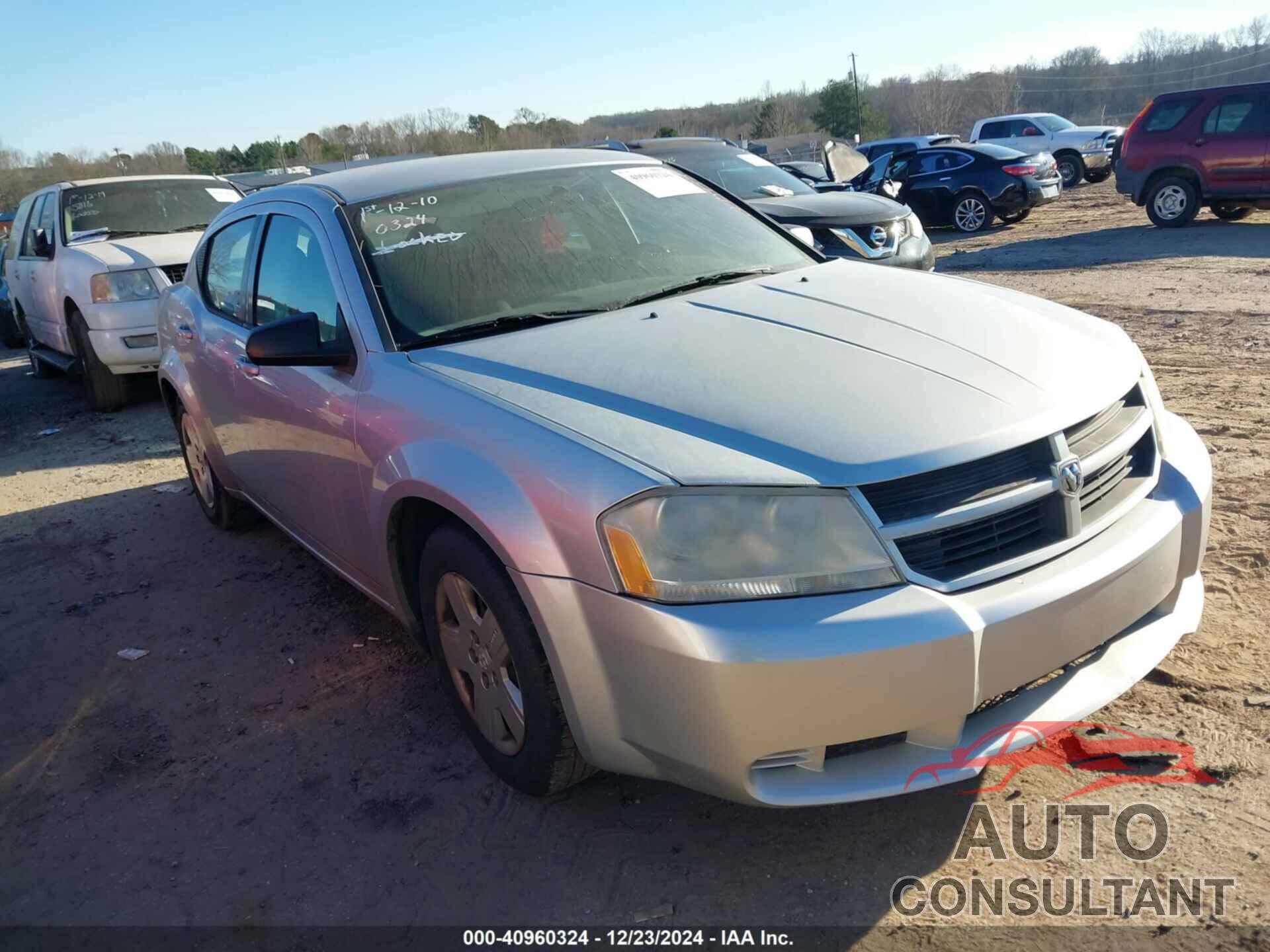 DODGE AVENGER 2010 - 1B3CC4FB8AN225437