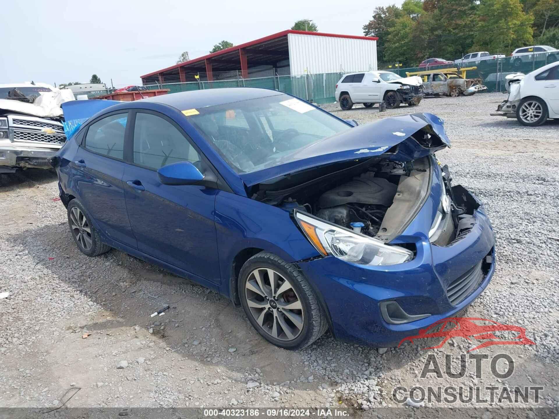 HYUNDAI ACCENT 2017 - KMHCT4AE3HU255649